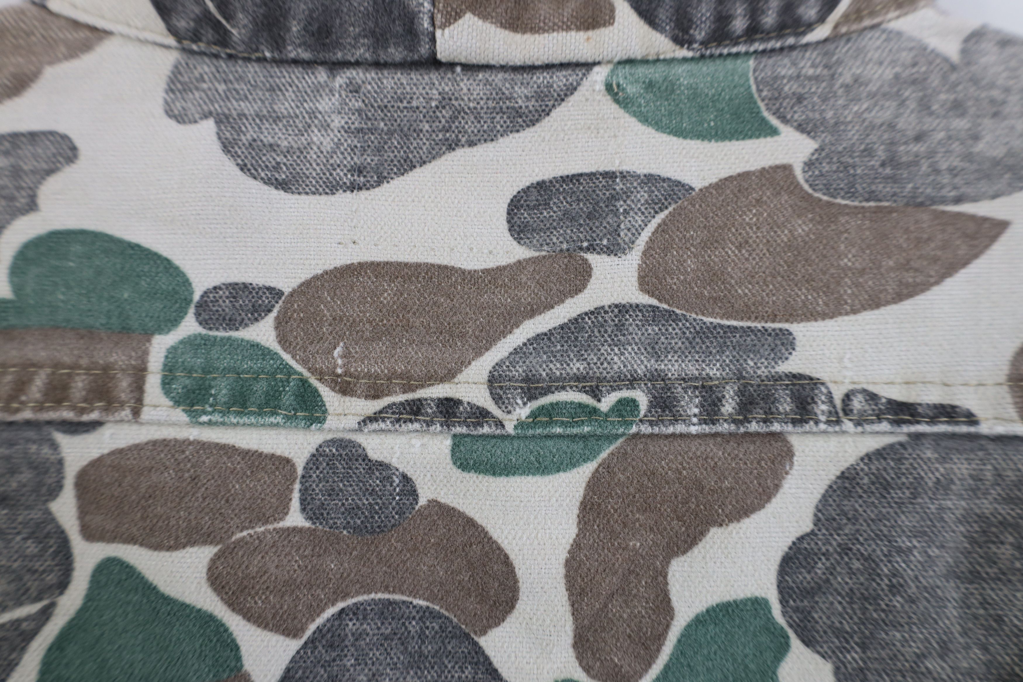 Vintage Vintage 70s Streetwear Camouflage Chamois Cloth Button Shirt Size US L / EU 52-54 / 3 - 11 Thumbnail