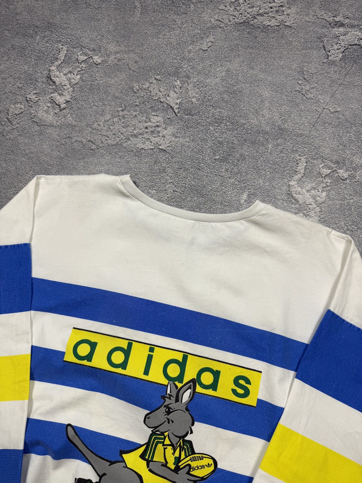 Adidas Vintage 80s Adidas Aussie Rugby Crewneck Rare Size US XL / EU 56 / 4 - 8 Thumbnail
