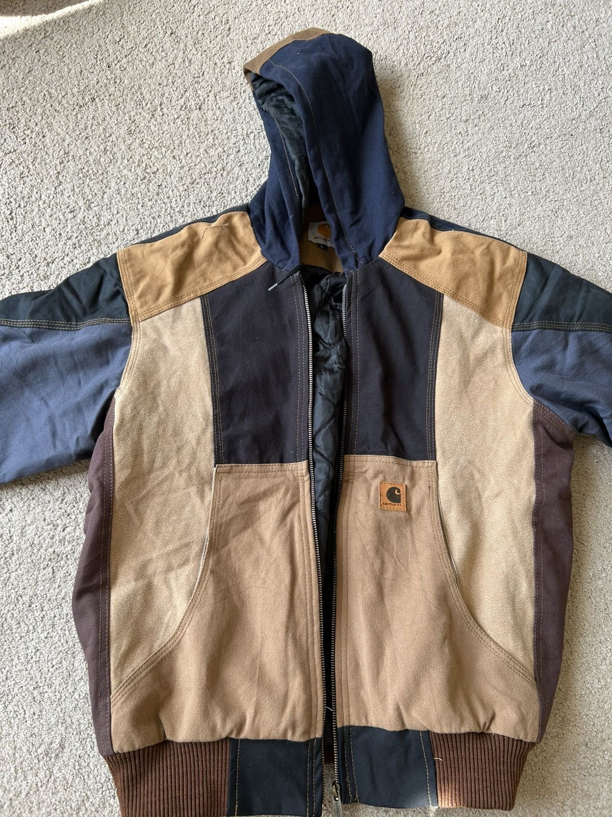 Carhartt Carhartt Hooded Canvas Workwear Jacket Large Size US L / EU 52-54 / 3 - 1 Thumbnail