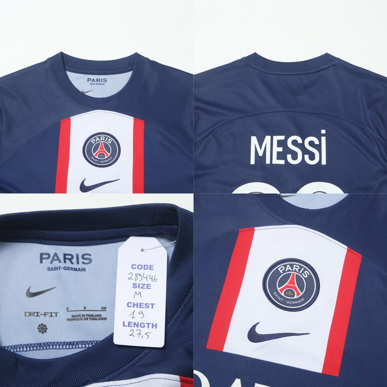 Nike 2022/23 PSG Home Shirt Messi (M) Size US M / EU 48-50 / 2 - 5 Thumbnail