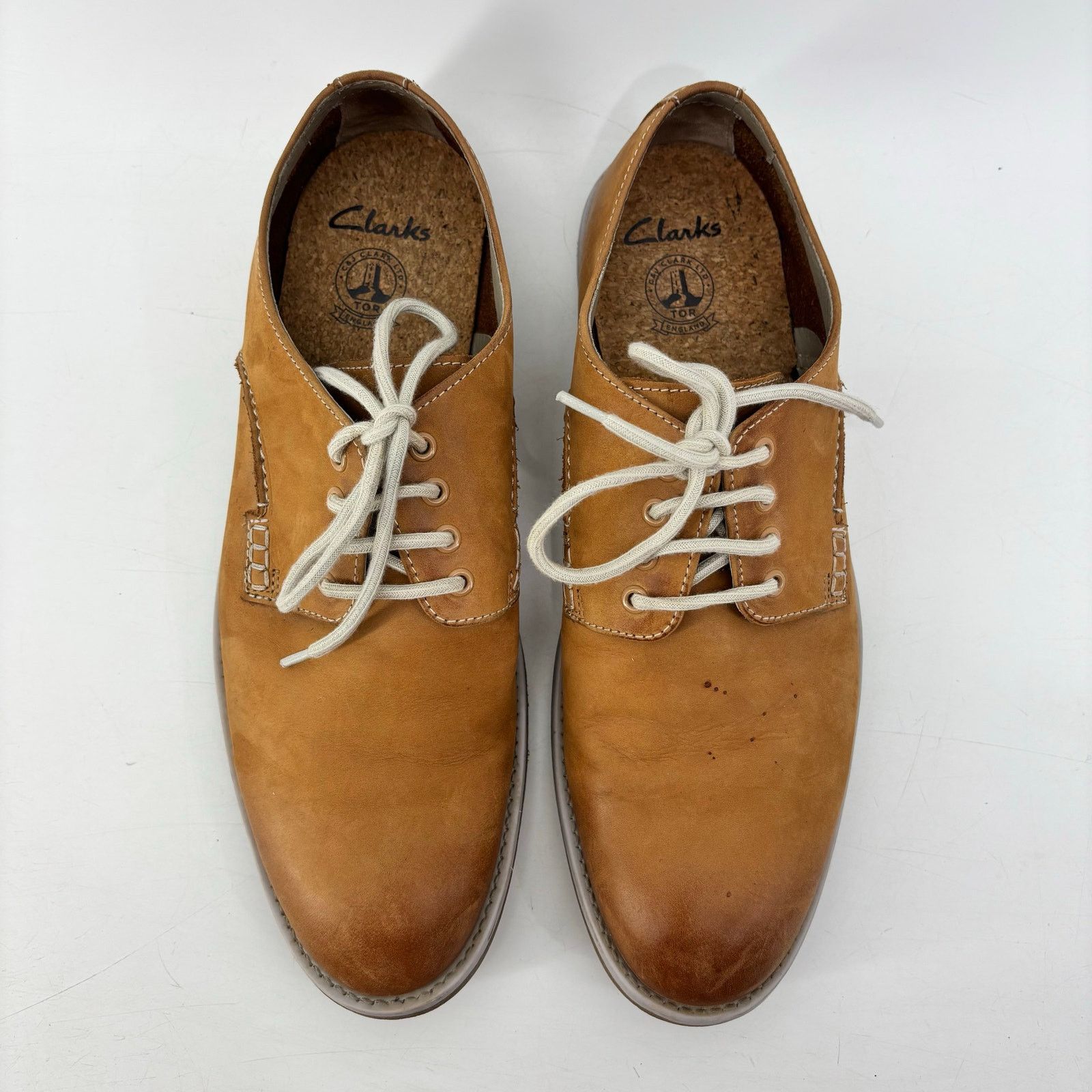 Clarks Clarks Farli Walk Mens Sz 10 Casual Tan Leather C&J Ltd TOR Size US 10 / EU 43 - 6 Thumbnail