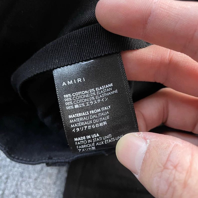 Amiri Amiri black distressed jeans Size US 29 - 5 Thumbnail