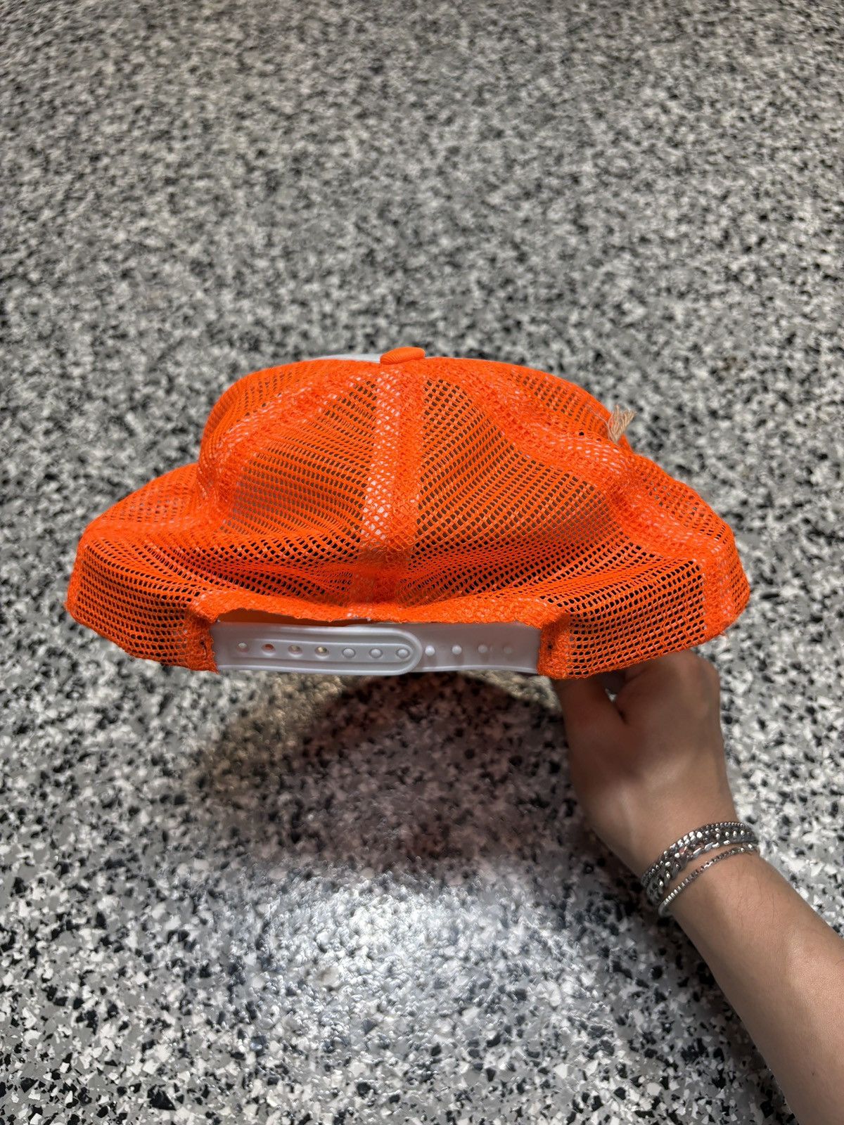 Billy Hill 2022 Billy Hill Neon Orange “Junk Hauling” Trucker Mesh Hat Size ONE SIZE - 2 Thumbnail