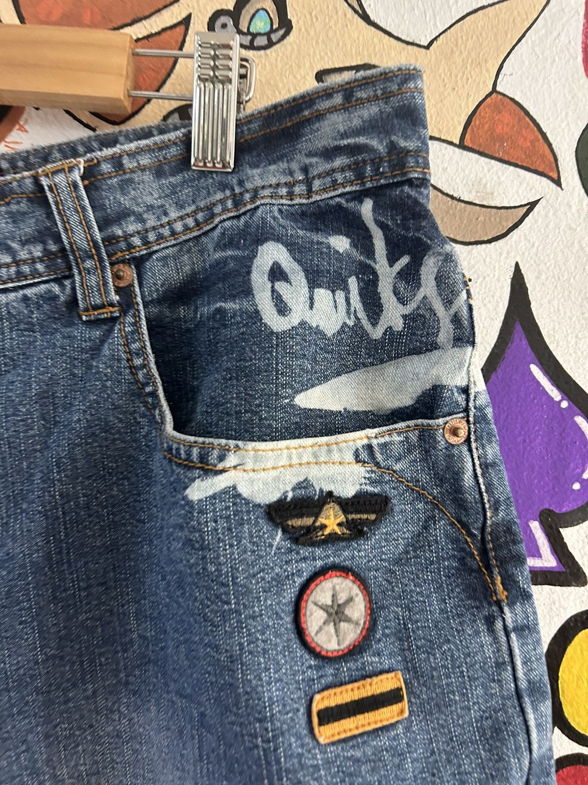 Quiksilver × Vintage 90s Quick silver Adventurer Jorts Size US 36 / EU 52 - 3 Thumbnail