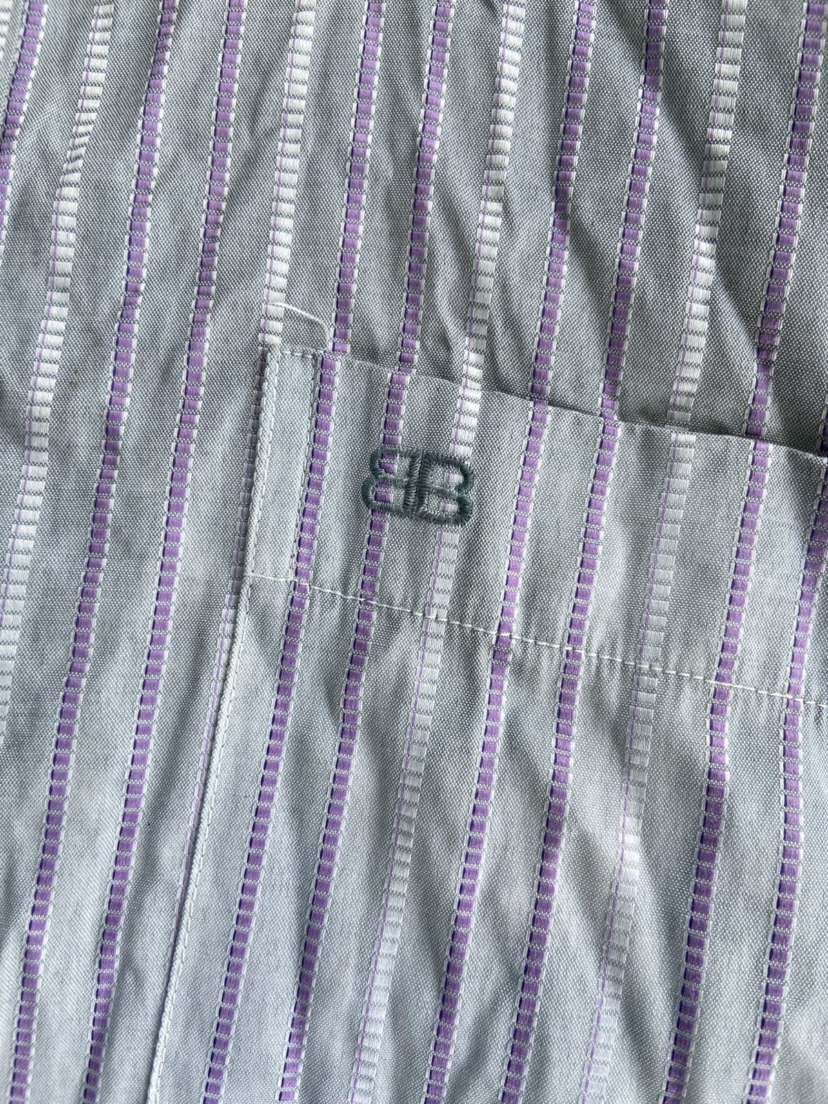 Vintage Vintage 90s Balenciaga Double layer shirt destroyed Size US L / EU 52-54 / 3 - 5 Thumbnail