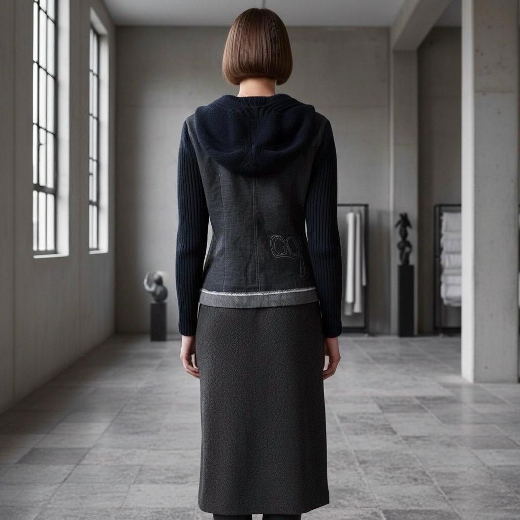 Other The Cop Copine Knitted Hoodie Size ONE SIZE - 3 Thumbnail