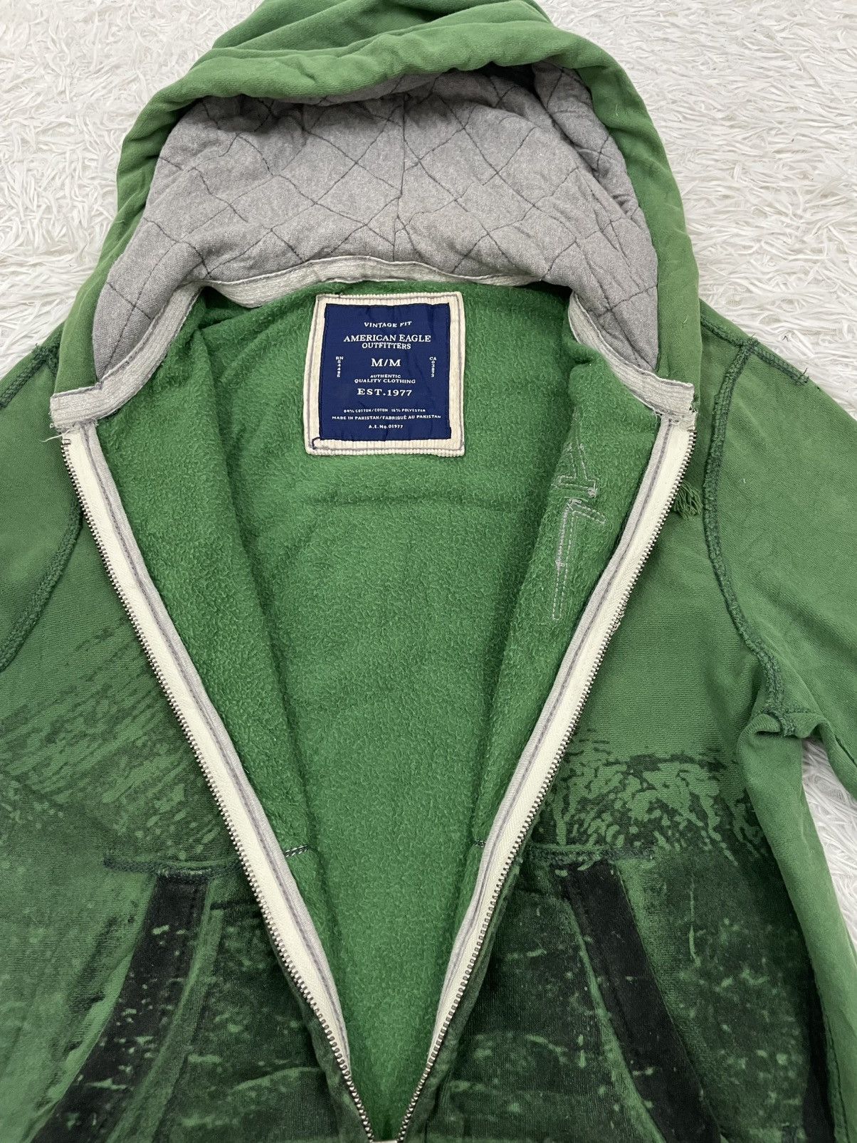 American Eagle Outfitters Vintage Fit American Eagle Zipper Sweater Jacket Hoodie Size US M / EU 48-50 / 2 - 6 Thumbnail