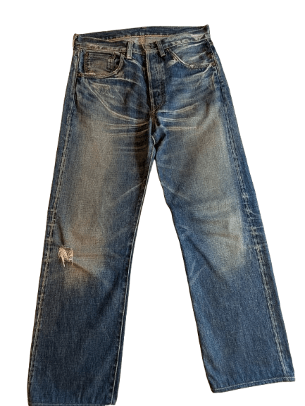 Levi's × Levi's Vintage Clothing LEVI'S VINTAGE CLOTHING DISTRESSED PROCESS JEANS Size US 32 / EU 48 - 22 Thumbnail