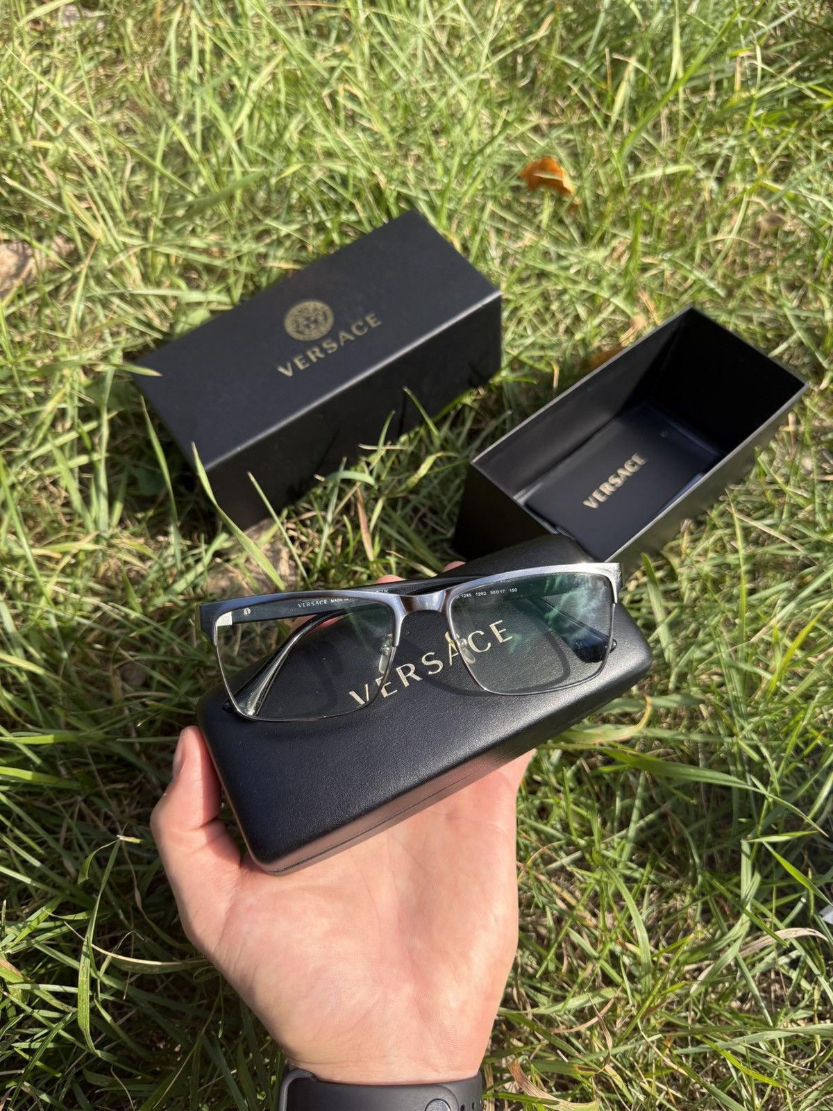 Versace new VERSACE eyeglasses black frame Size ONE SIZE - 15 Thumbnail