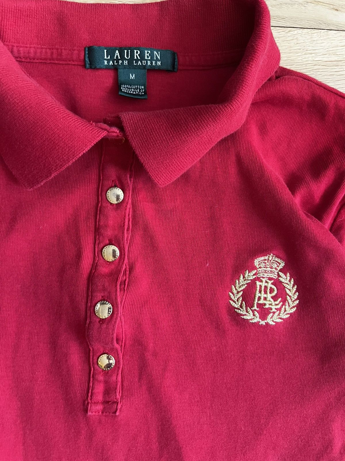 Polo Ralph Lauren × Ralph Lauren × Vintage Ralph Lauren Streetwear Style Women's Tshirt Size M / US 6-8 / IT 42-44 - 2 Thumbnail