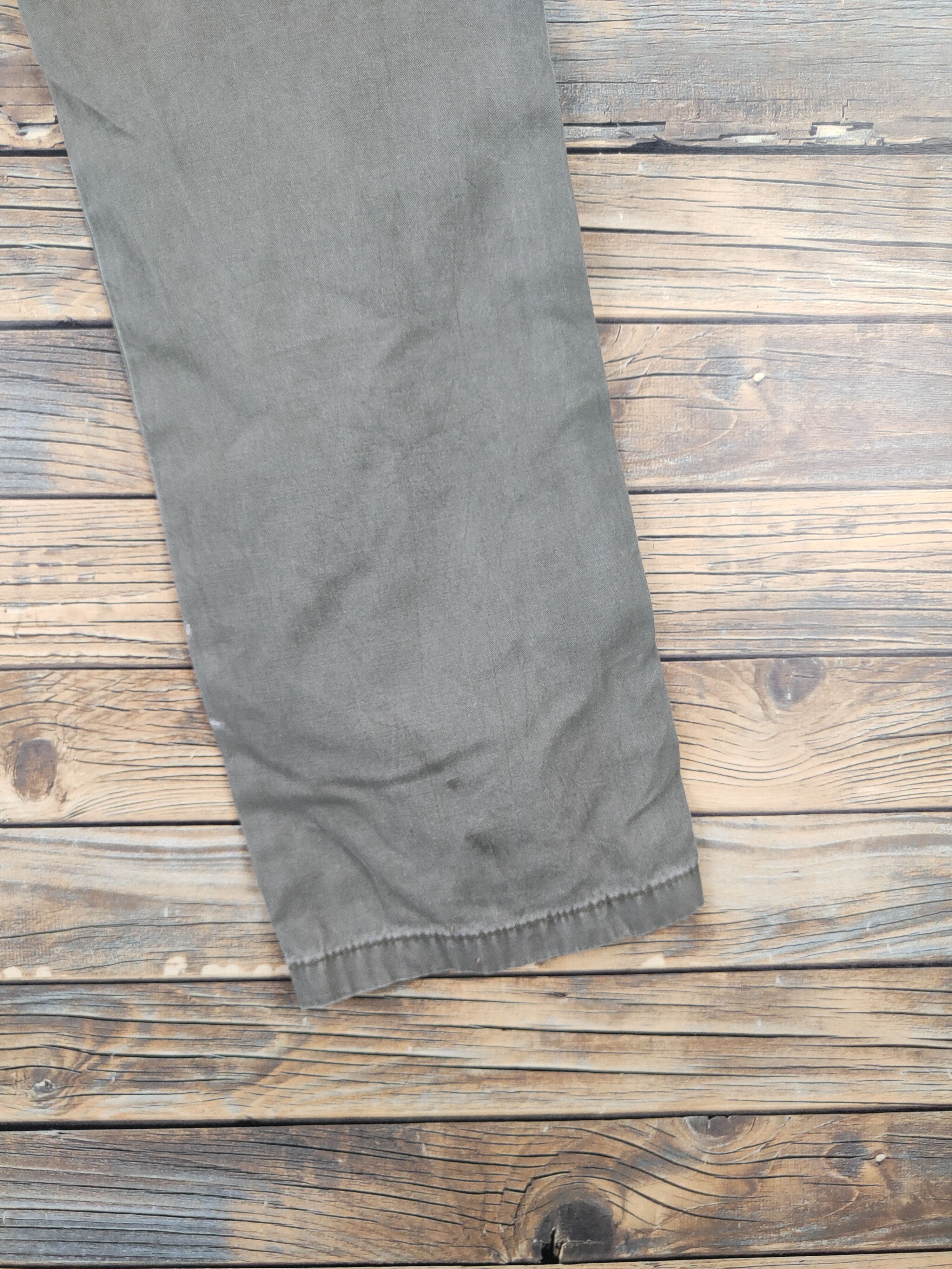 Japanese Brand DL Uniqlo Olive Multipocket Tactical Cargo Pants #1481 Size US 27 - 12 Thumbnail