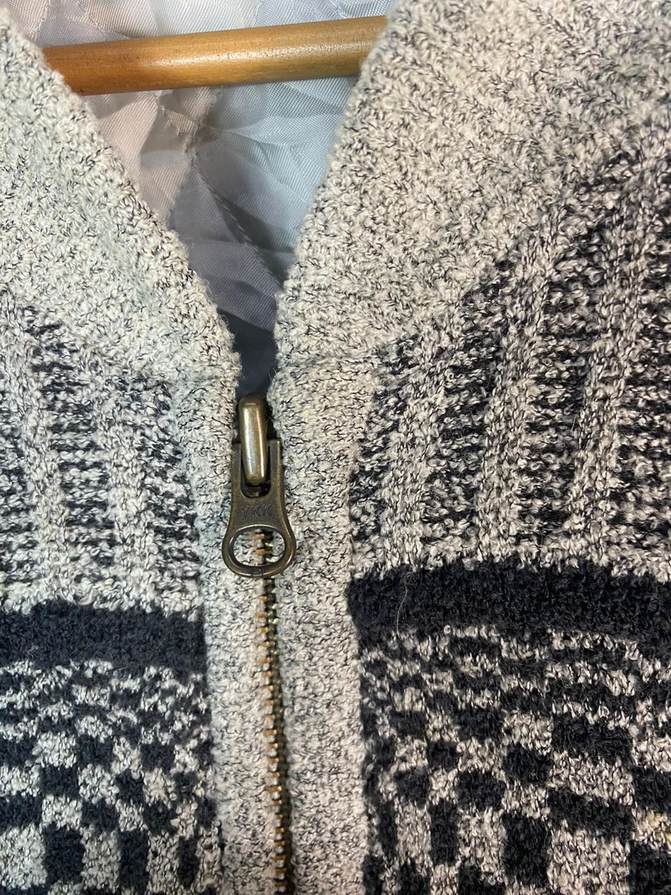 Designer × Japanese Brand × Vintage Jean-Louis scherrer wool knit zipper jacket Size US L / EU 52-54 / 3 - 6 Thumbnail