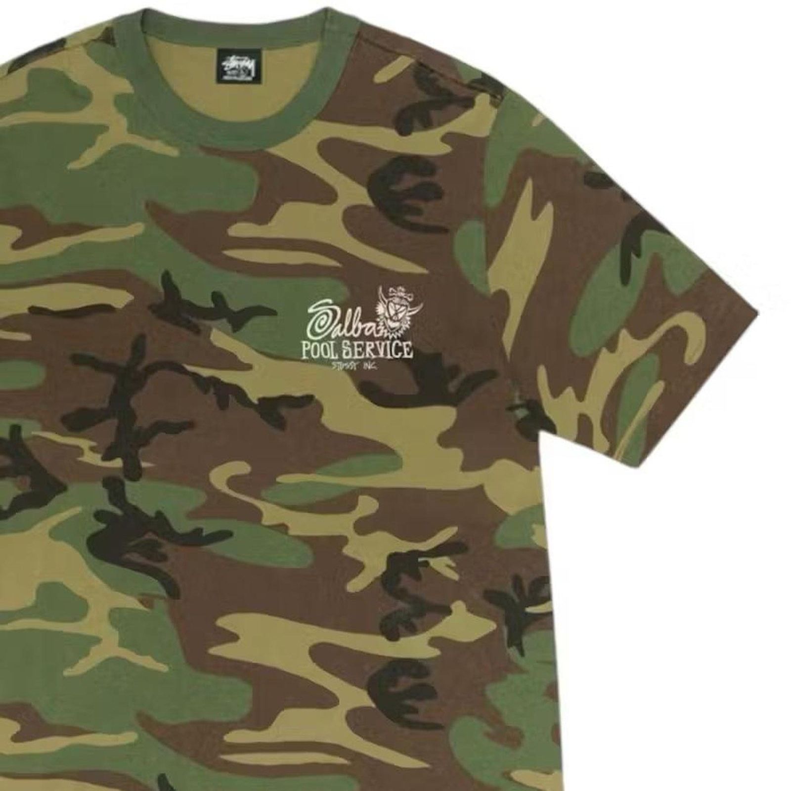 Stussy Stussy "Pool Service" Camo T Shirt Men XXL Size US XXL / EU 58 / 5 - 2 Thumbnail