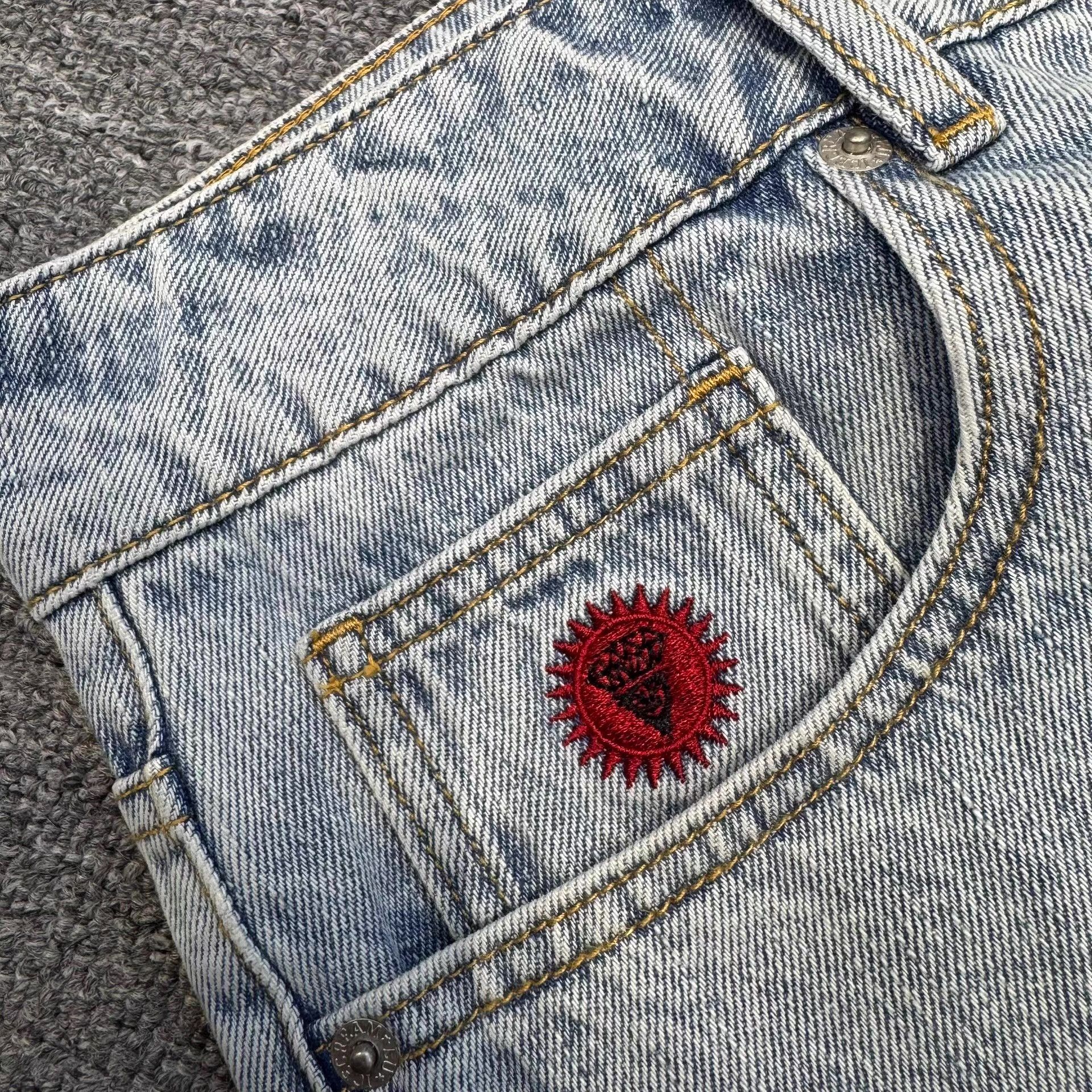 Billionaire Boys Club BBC Flying Dog Denim Shorts Q5 Size US 34 / EU 50 - 5 Thumbnail