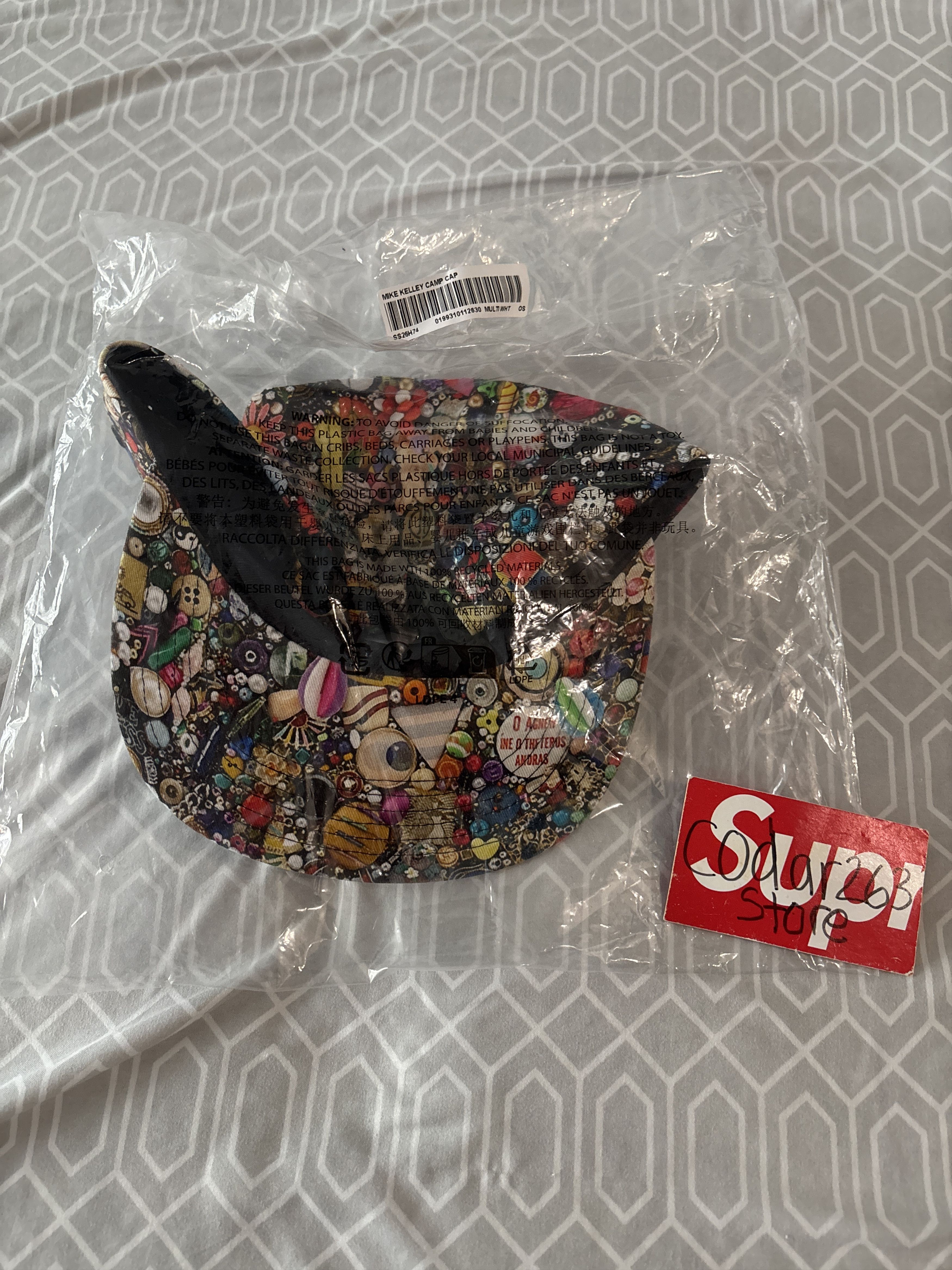 Supreme Supreme Mike Kelley Camp Cap Hat Size ONE SIZE - 2 Thumbnail