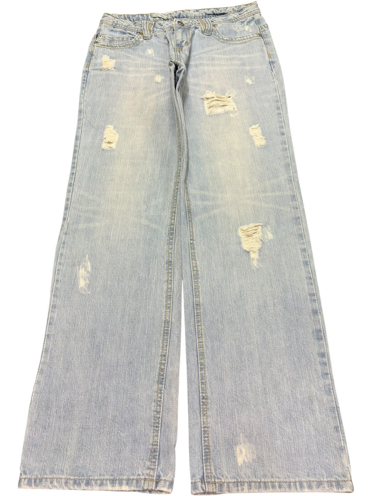 Edwin Vintage Japanese Brand Faded Wash Distress Loose Jeans Size 30" / US 8 / IT 44 - 1 Thumbnail