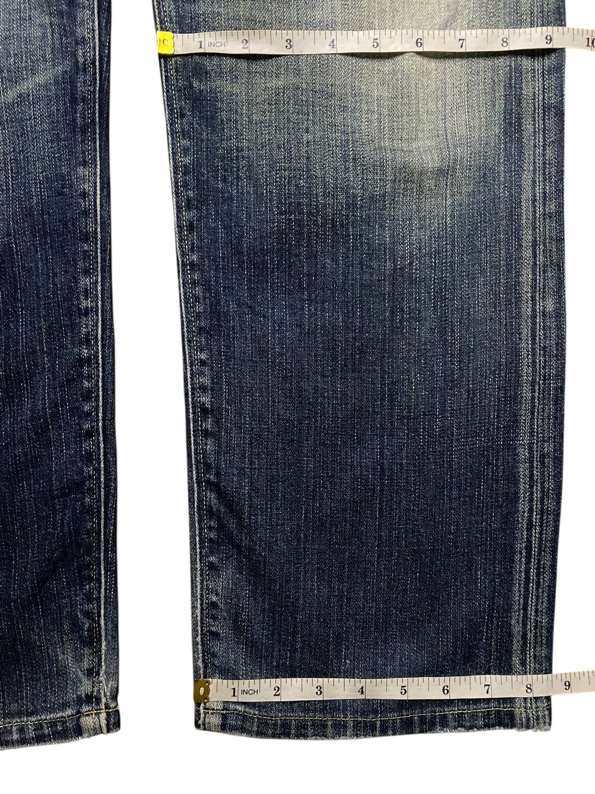 Japanese Brand Vintage Japanese Brand Back Number Faded Distressed Loose Size US 34 / EU 50 - 12 Thumbnail