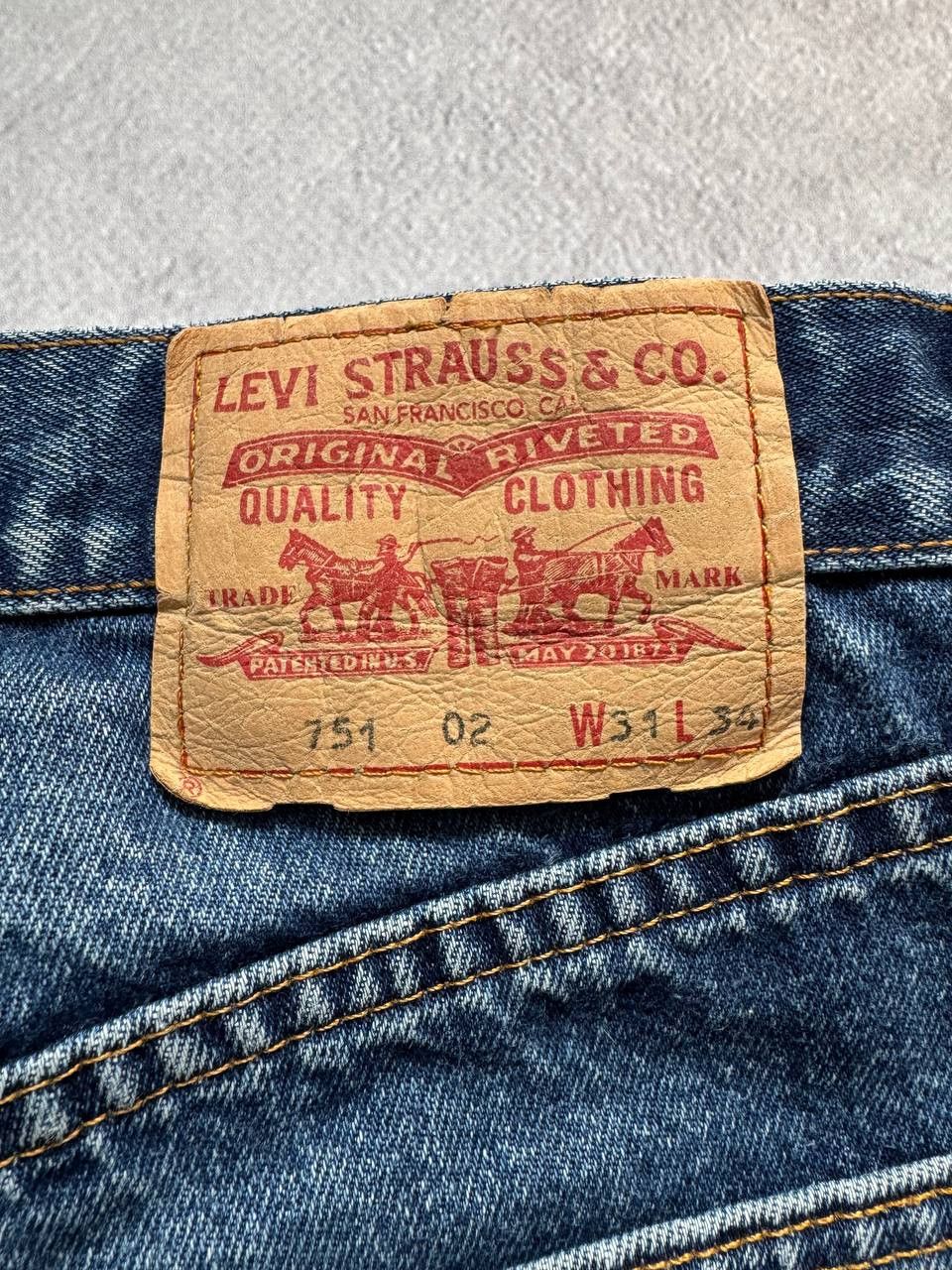Levi's Vintage Levi’s 751 classic jeans perfect regular fit Y2K 90s Size US 30 / EU 46 - 4 Thumbnail