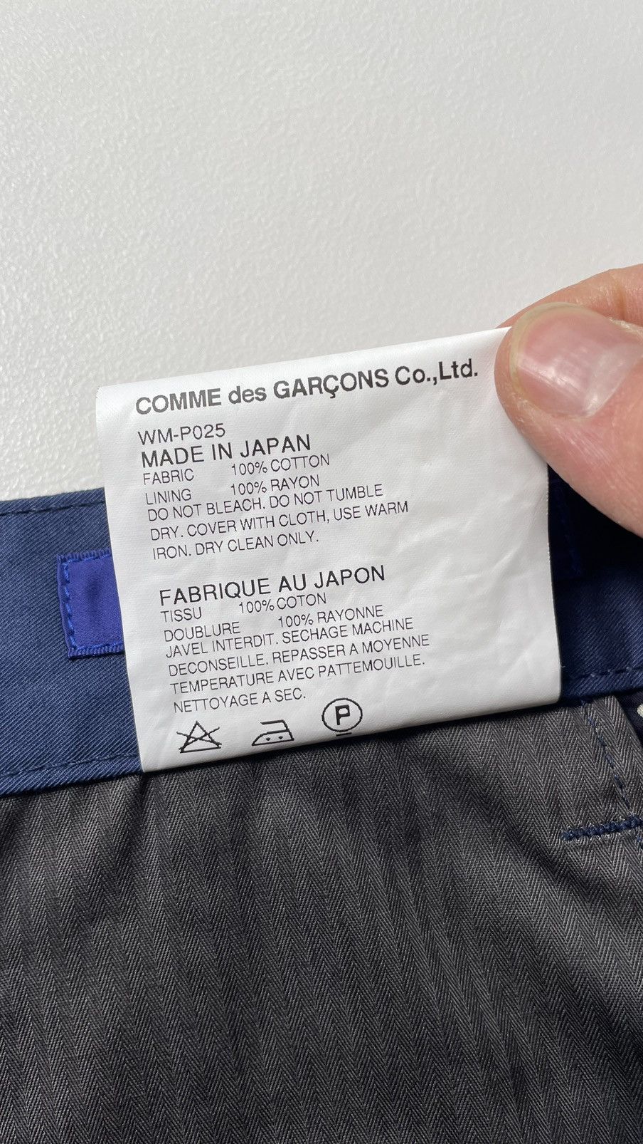 Comme des Garcons S/S 14 Blue Cotton Utility Shorts Size US 34 / EU 50 - 5 Thumbnail