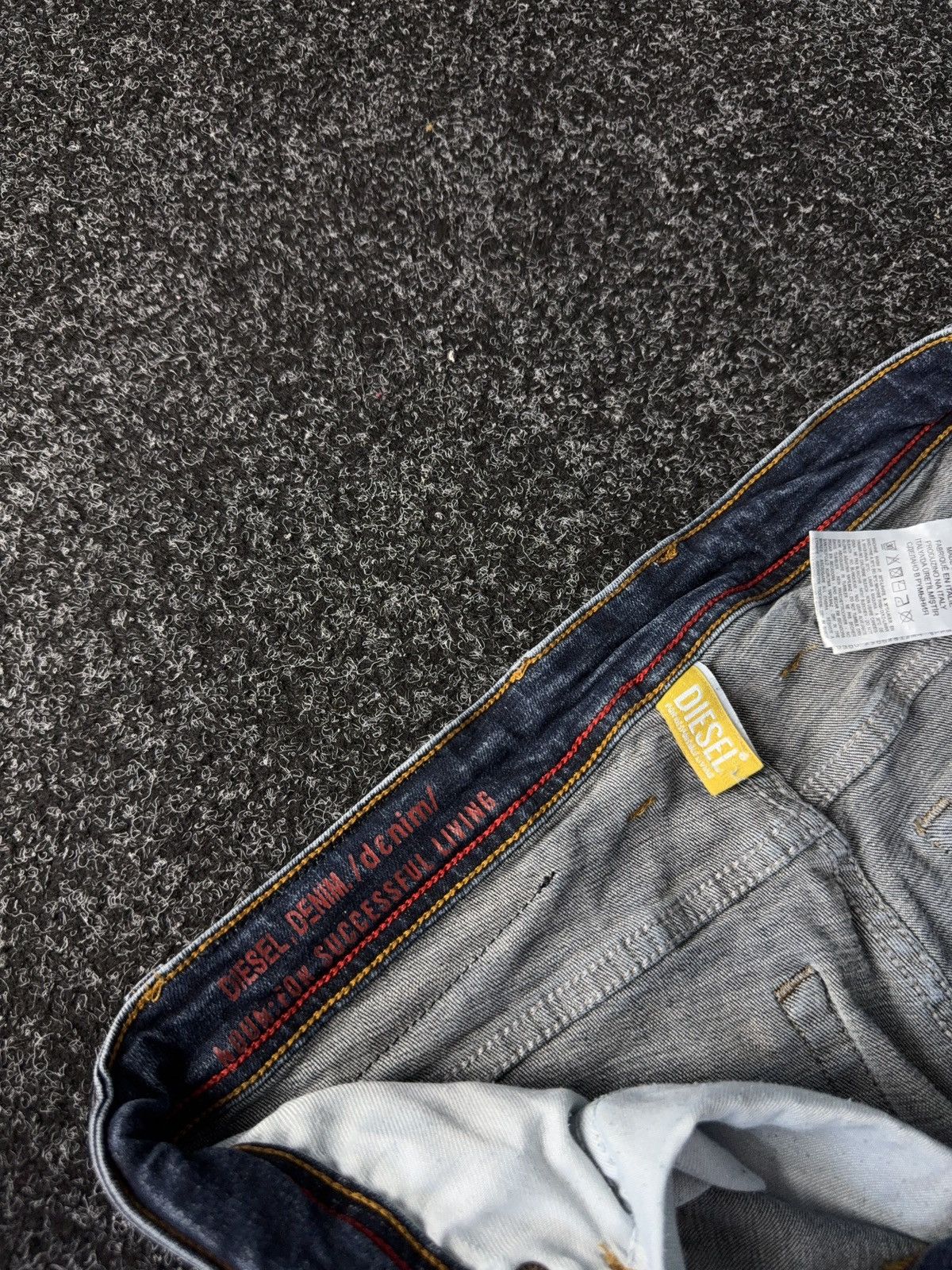 Diesel Vintage Y2K 00s Luxury Distressed Skinny jeans Denim pants Size US 30 / EU 46 - 8 Thumbnail