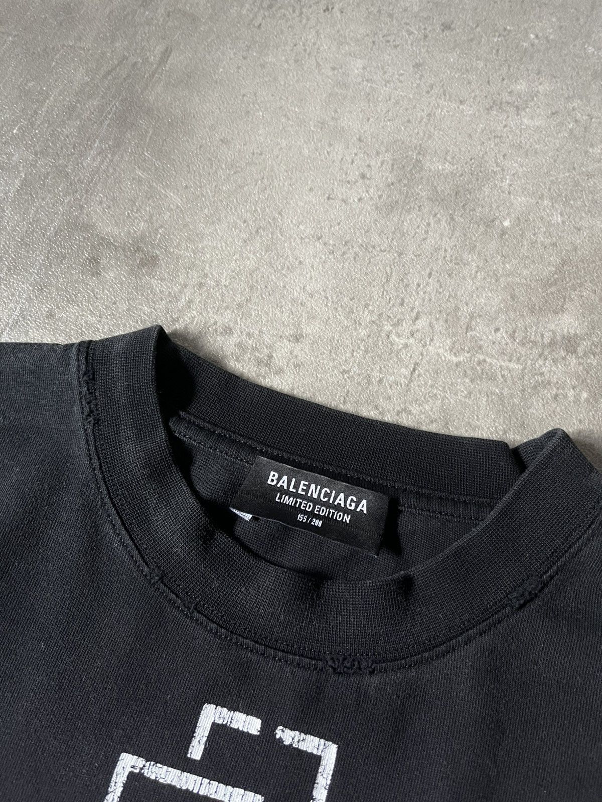 balenciaga rammstein コラボ　tシャツ Balenciaga Black Rammstein Edition Boxy T-shirt In 1000 Black