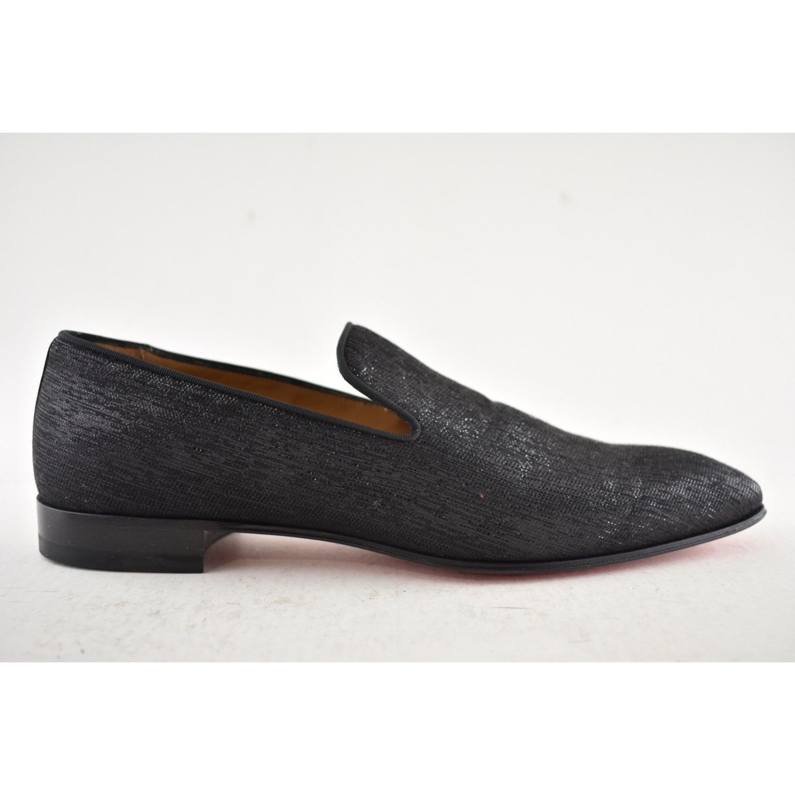 Christian Louboutin Christian Louboutin Black Shantung Diams Dress Loafer 43 10 Size US 10 / EU 43 - 2 Thumbnail