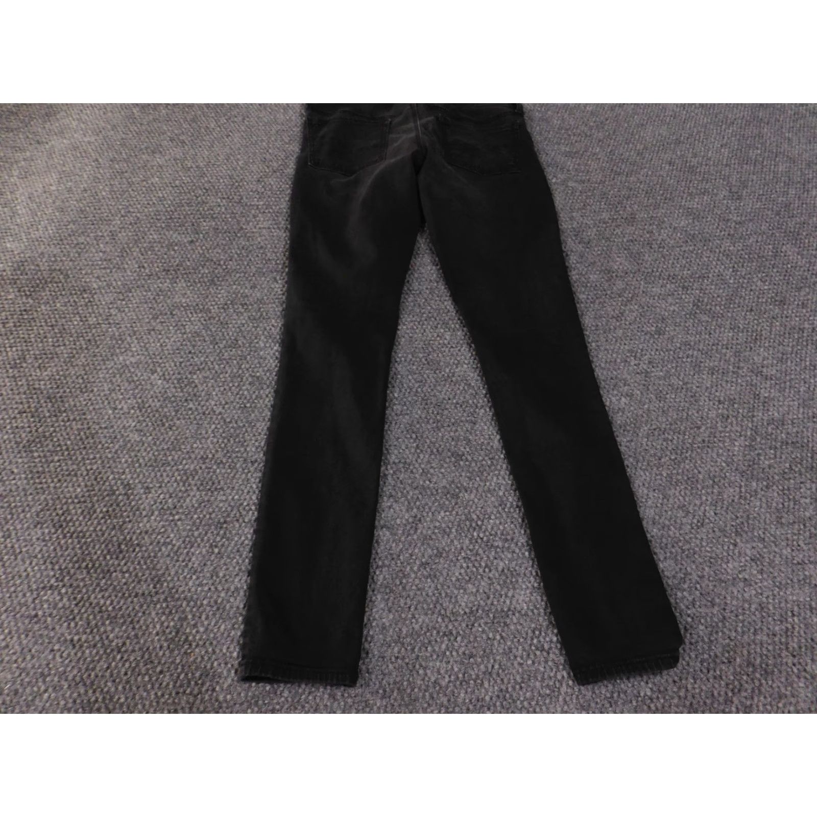 Vintage American Eagle Jeans Womens Size 28 Black Skinny Stretch Denim High Rise Classic Skinny Fit? (Oops) Size 27" / US 4 / IT 40 - 5 Thumbnail