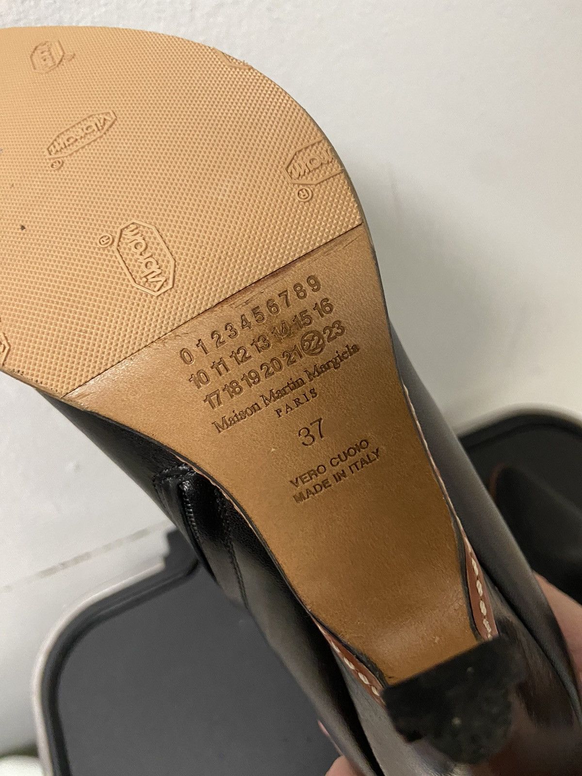 Designer × Maison Margiela Maison Martin Margiela Ankle Boot Black Leather Womens 37 Size US 7 / IT 37 - 7 Thumbnail