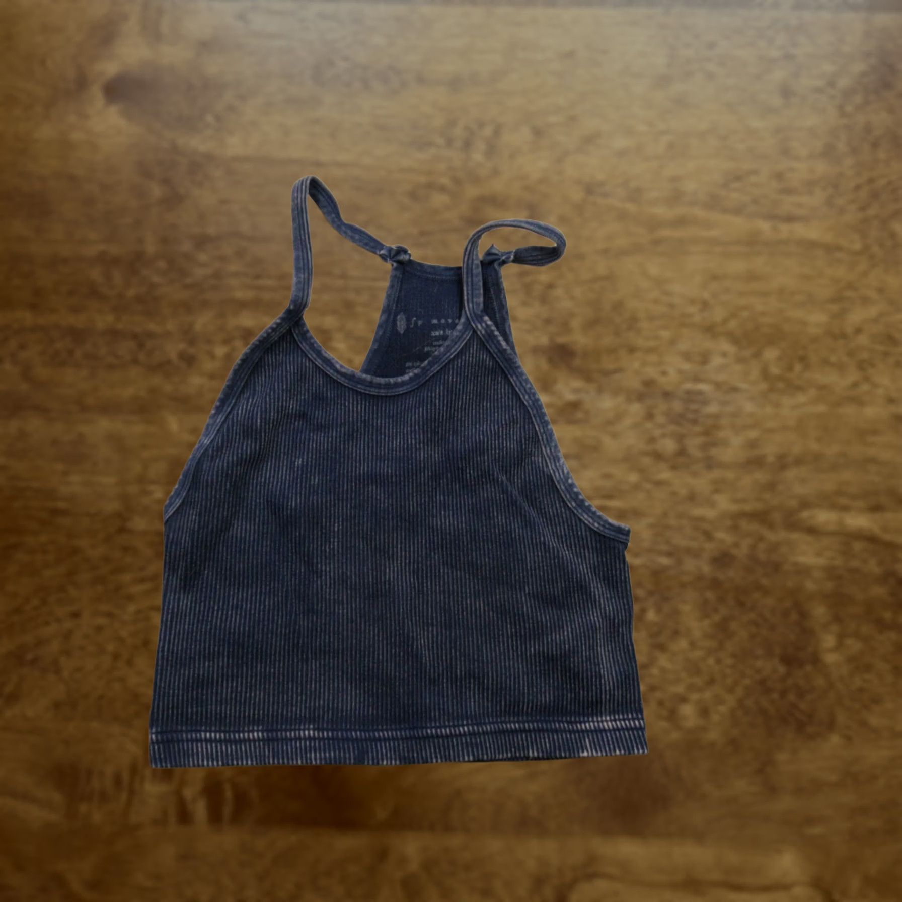 Free People Free People Shirt Womens XS Blue Sleeveless Crew Neck Lightweight Pullover Size XS / US 0-2 / IT 36-38 - 1 Thumbnail