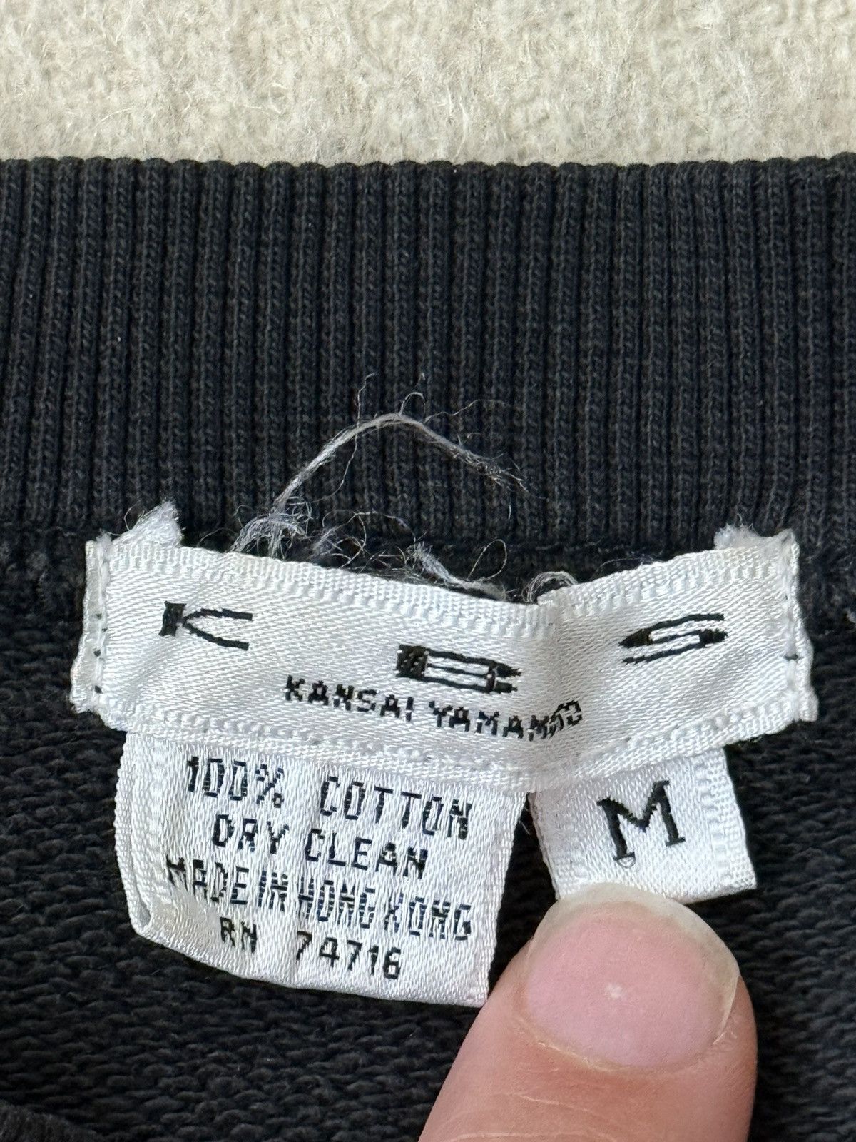 Kansai Yamamoto Vintage 80s 90 Kansai Yamamoto Crewneck Sweater Medium Bowie Size US M / EU 48-50 / 2 - 7 Thumbnail