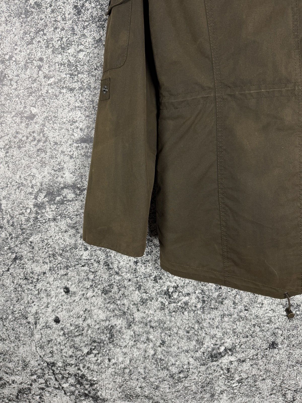 Barbour Barbour Winter Force Parka Wax Jacket Waxed Cotton Size UK 8 Size S / US 4 / IT 40 - 17 Thumbnail