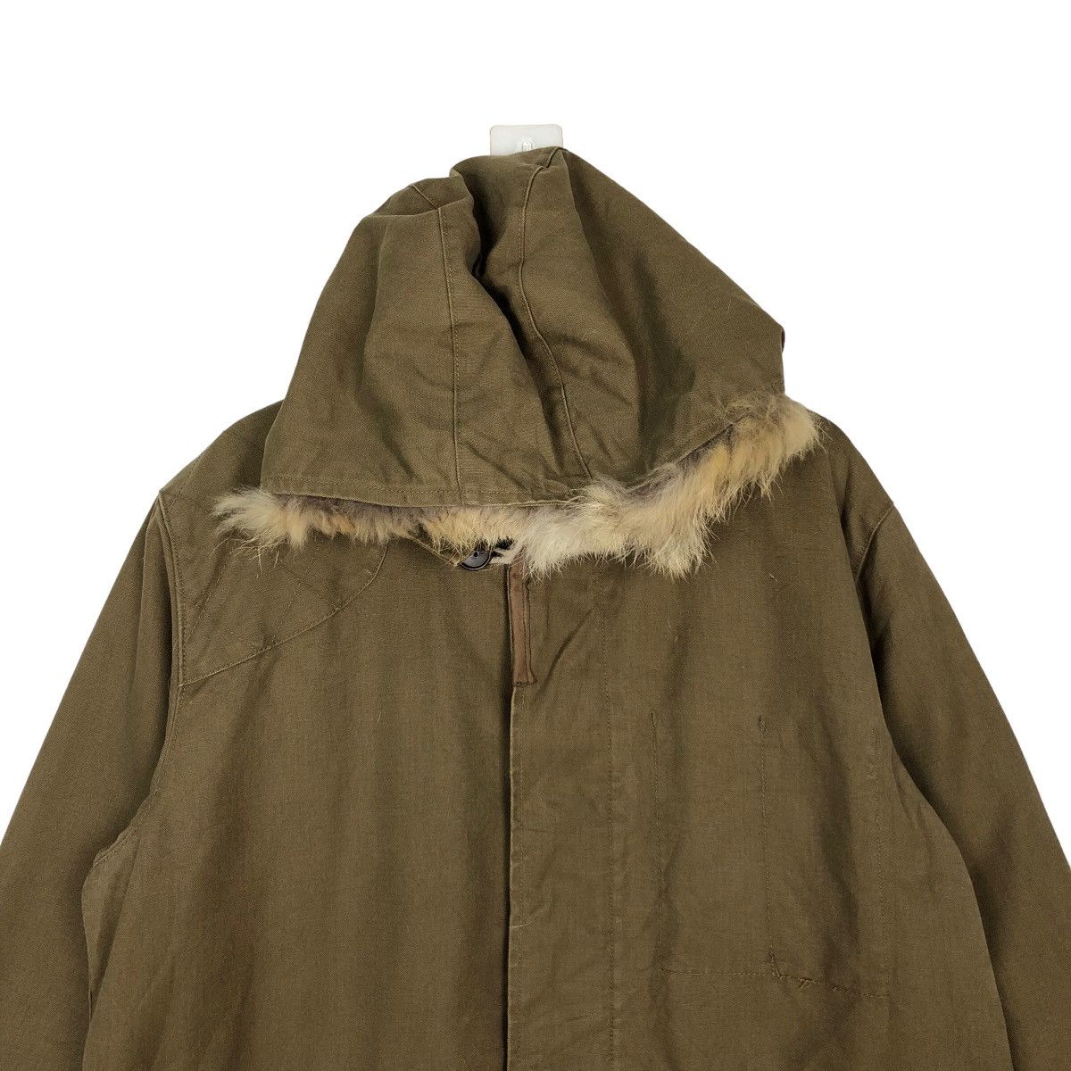 Japanese Brand 🔥RARE MOHAIR HOODIE CHORE JACKET EDIFICE VETEMENTS Size US M / EU 48-50 / 2 - 2 Thumbnail