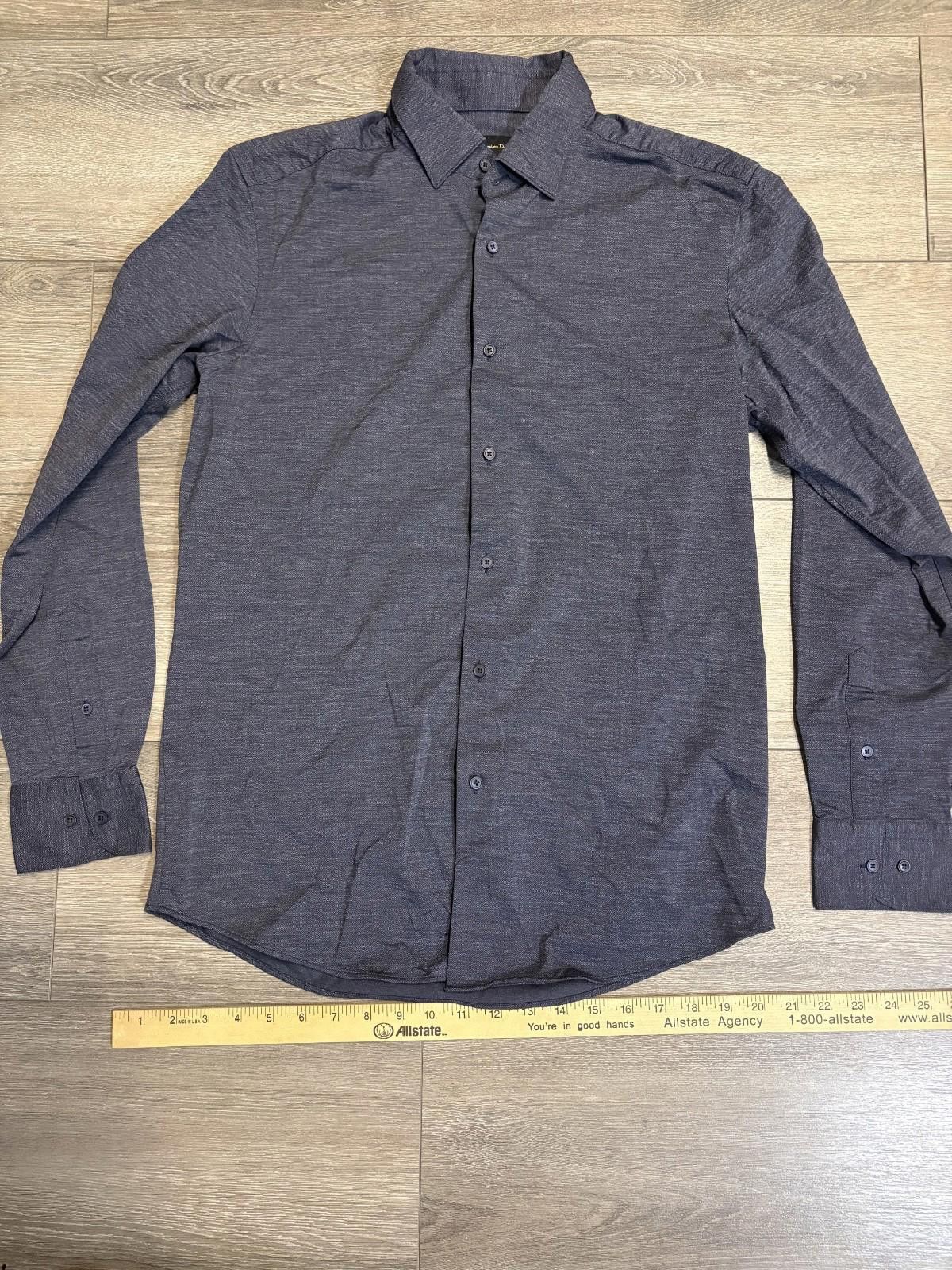 Massimo Dutti MASSIMO DUTTI Blue Button Up Shirt Mens•M Italian Fabric Size US M / EU 48-50 / 2 - 4 Thumbnail