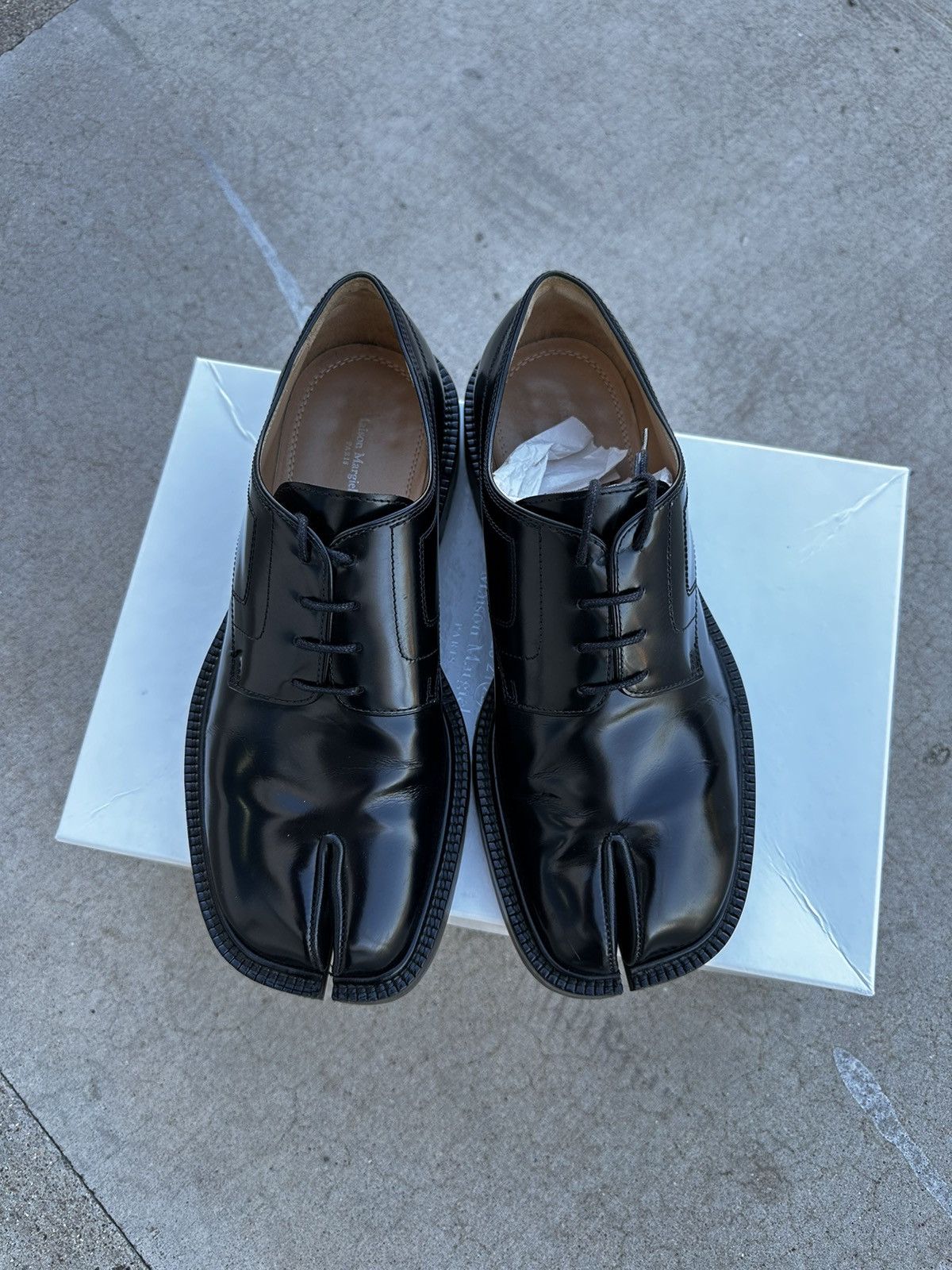 Maison Margiela Tabi lace-up derby shoes