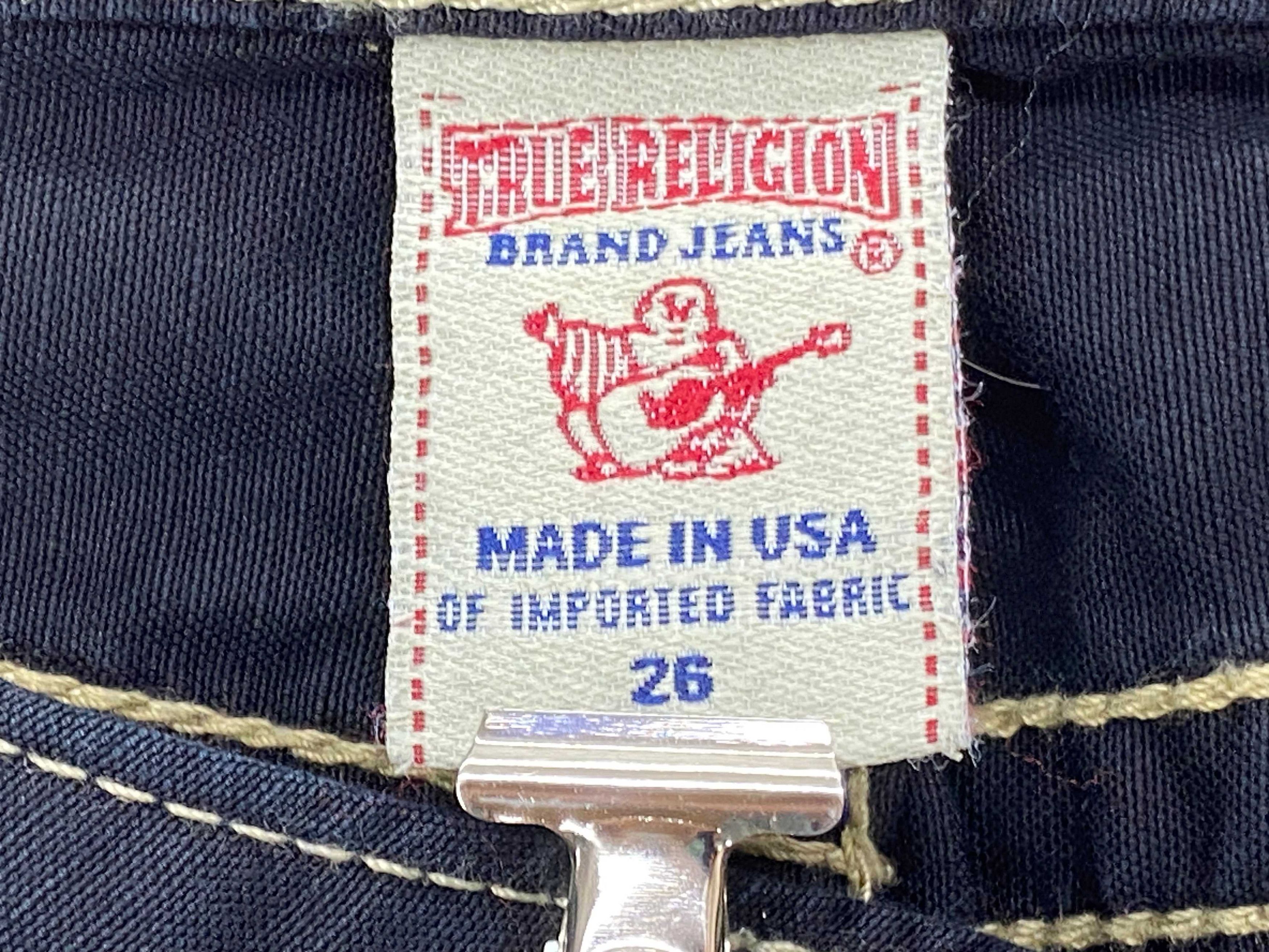 True Religion True Religion Ankle Leg Denim Jeans Size 26" / US 2 / IT 38 - 10 Thumbnail