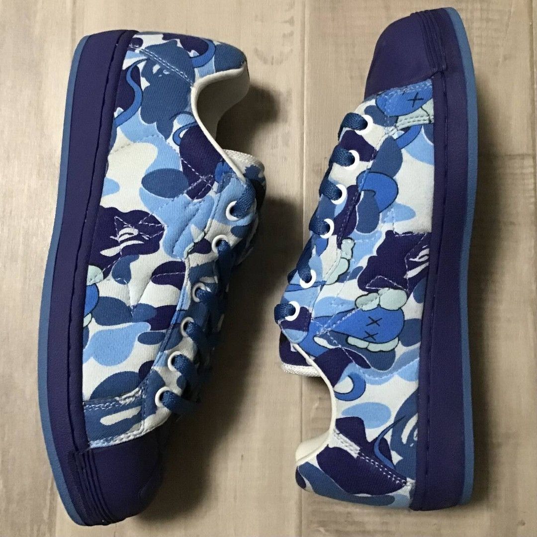 Bape × Kaws × Nigo KAWS ULTRA SKULL STA sneakers BAPE STA ABC camo Blue Size US 8.5 / EU 41-42 - 3 Thumbnail