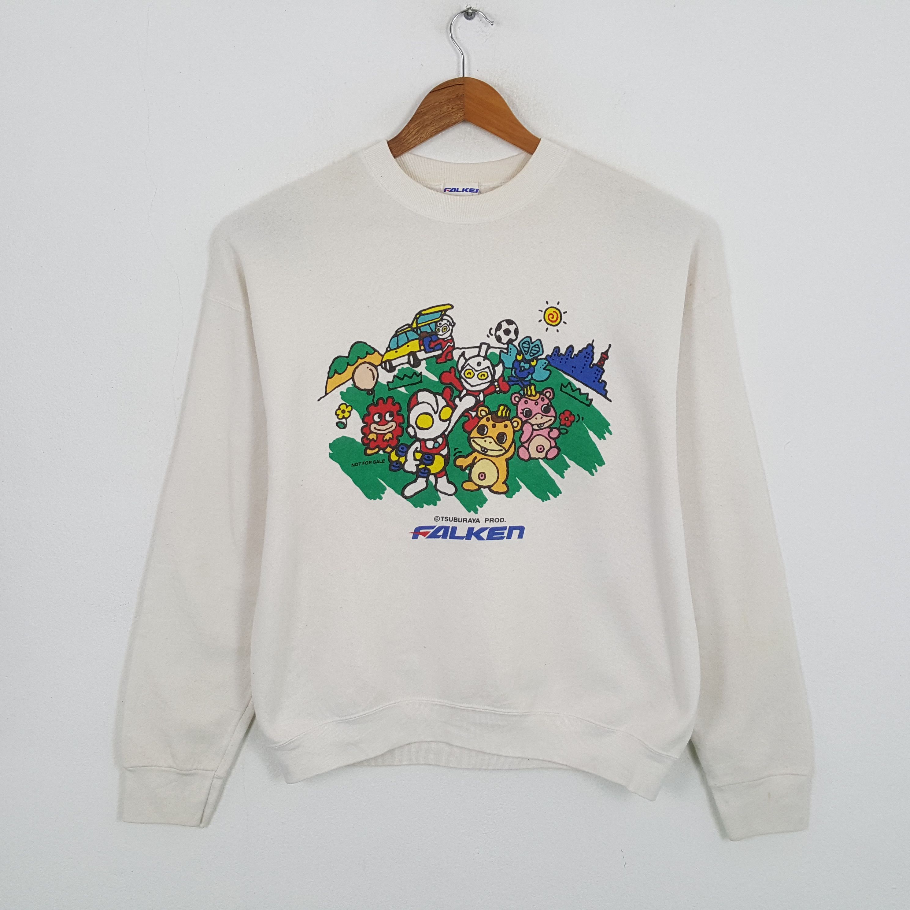 Vintage Vintage FALKEN Formula One Racing Tires Sweatshirts Size US L / EU 52-54 / 3 - 1 Thumbnail