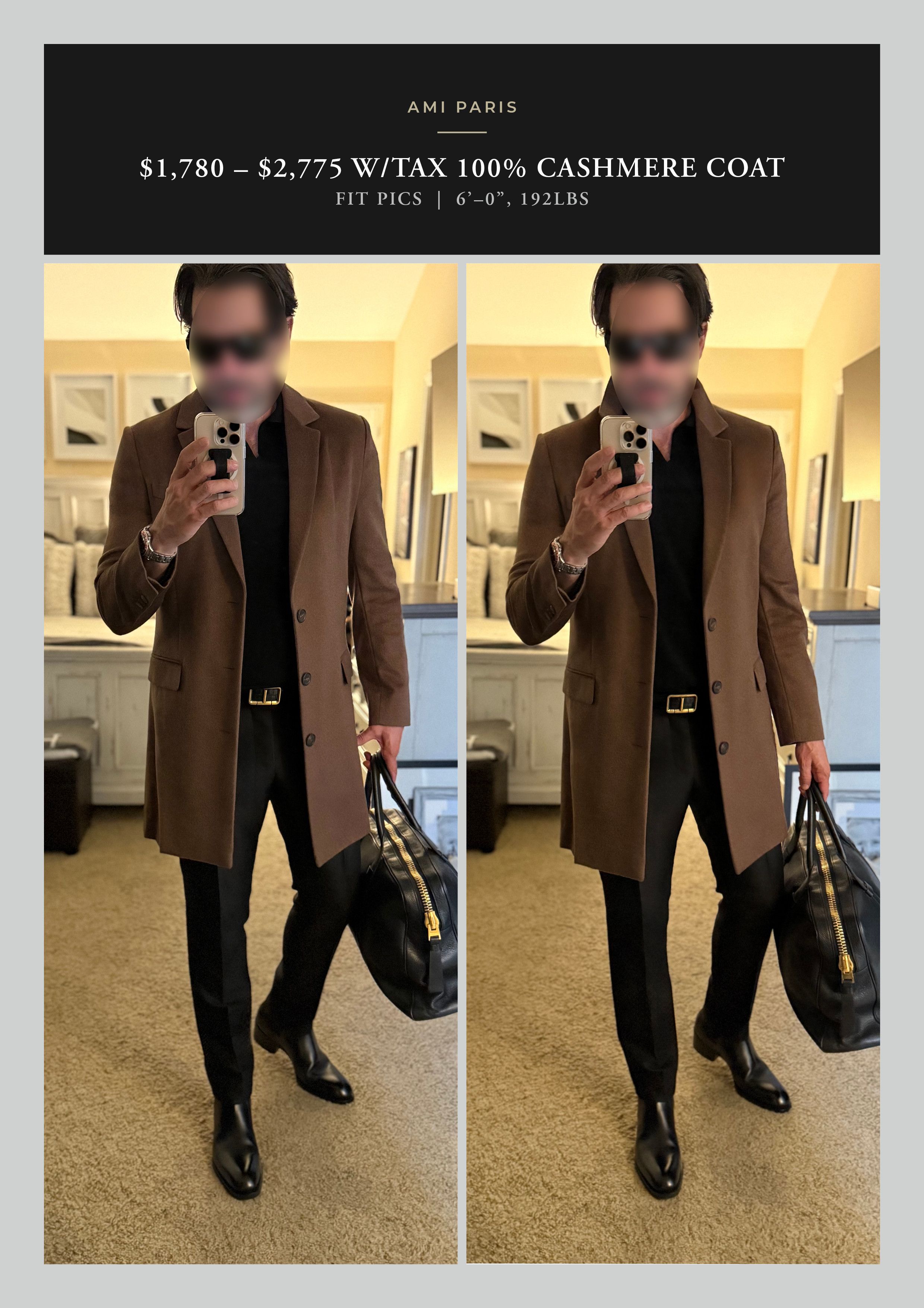 AMI Coveted $2K AMI Cashmere, Chris Evans Knives Out inspired Size US S / EU 44-46 / 1 - 1 Thumbnail