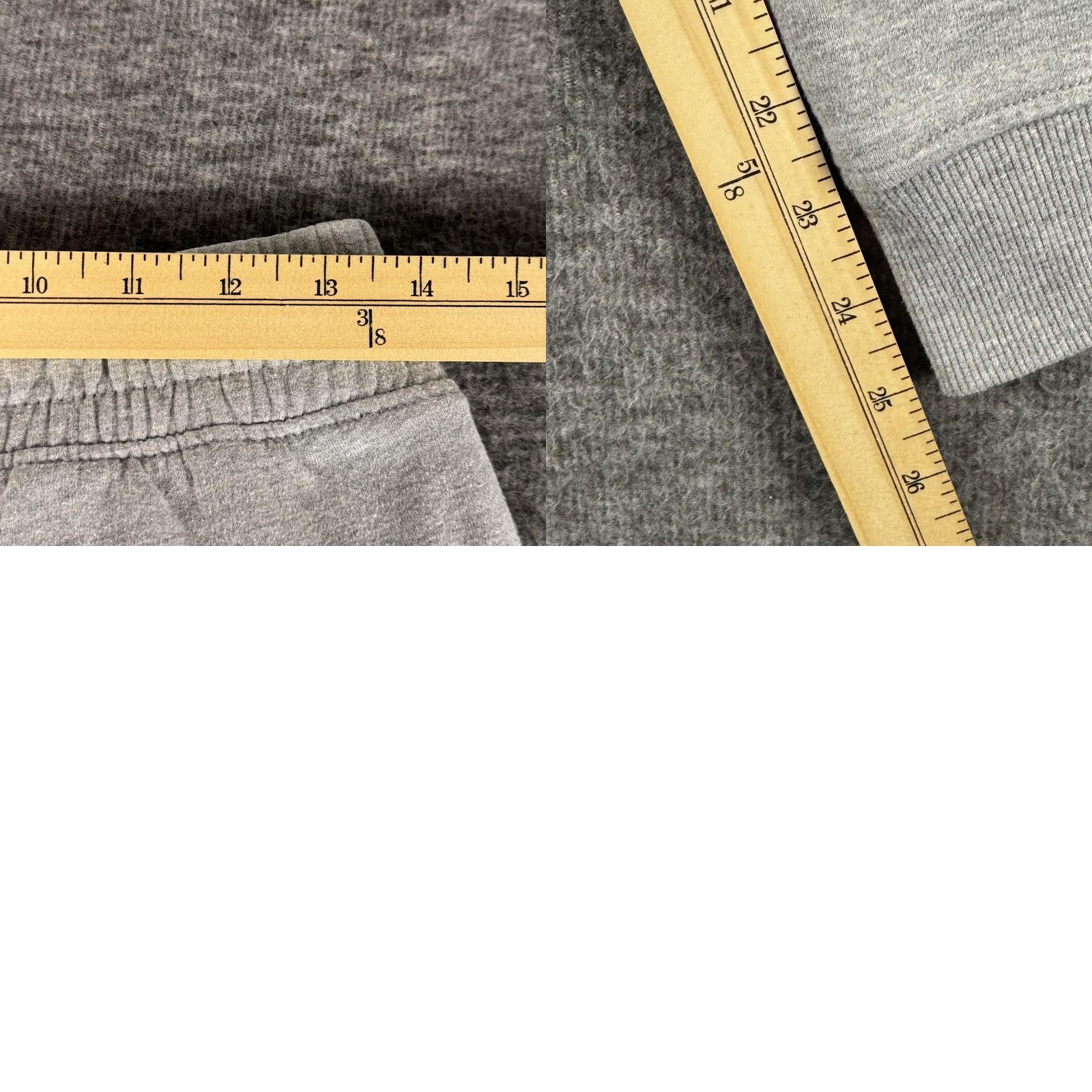 Logo 7 LRG Joggers Mens Small Gray Fleece Sweatpants Drawstring Cuffed Embroidered Logo Size US 29 - 8 Thumbnail