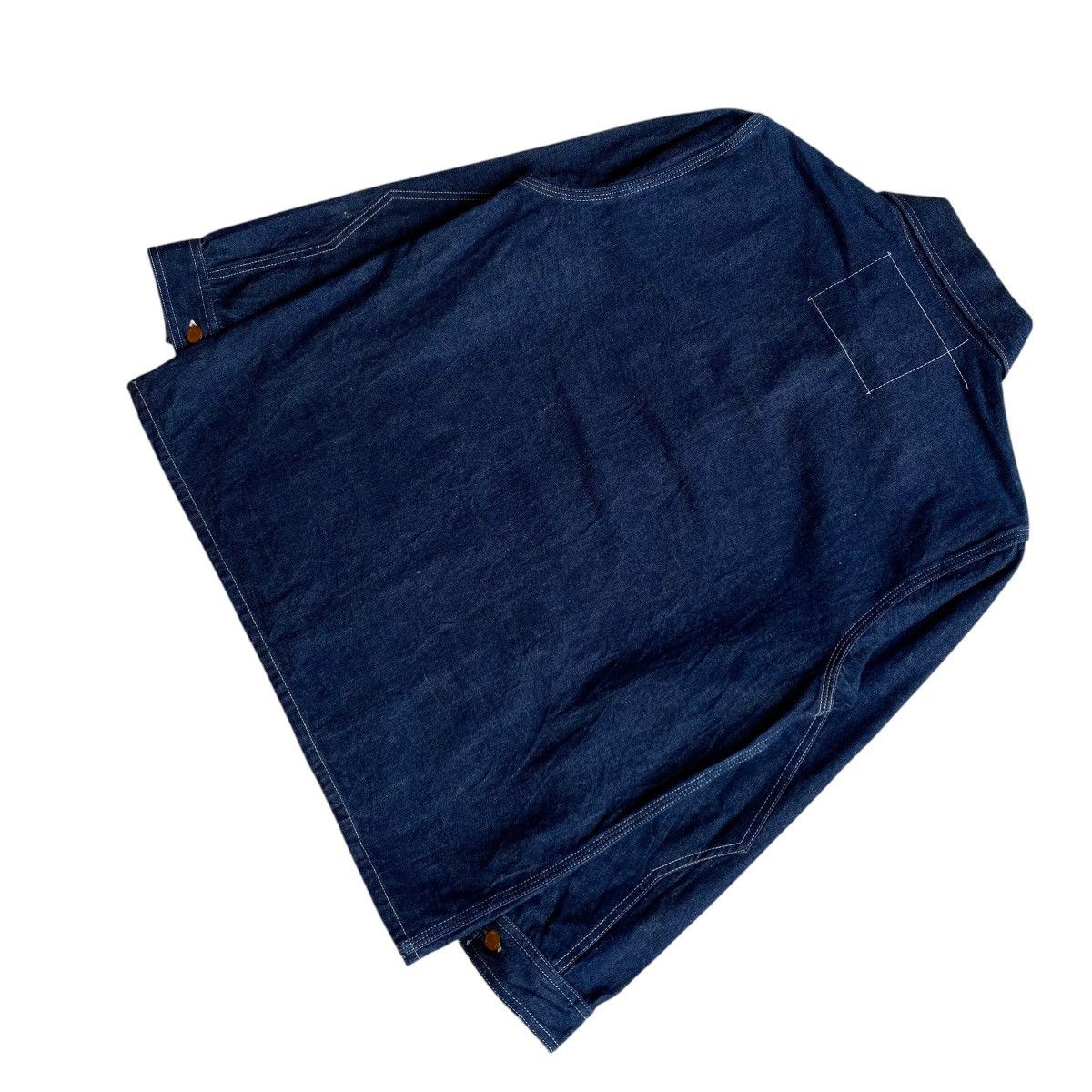 Sugar Cane × Toyo Enterprises Sugar Cane Pullover Half Button Denim Jacket Size US M / EU 48-50 / 2 - 5 Thumbnail