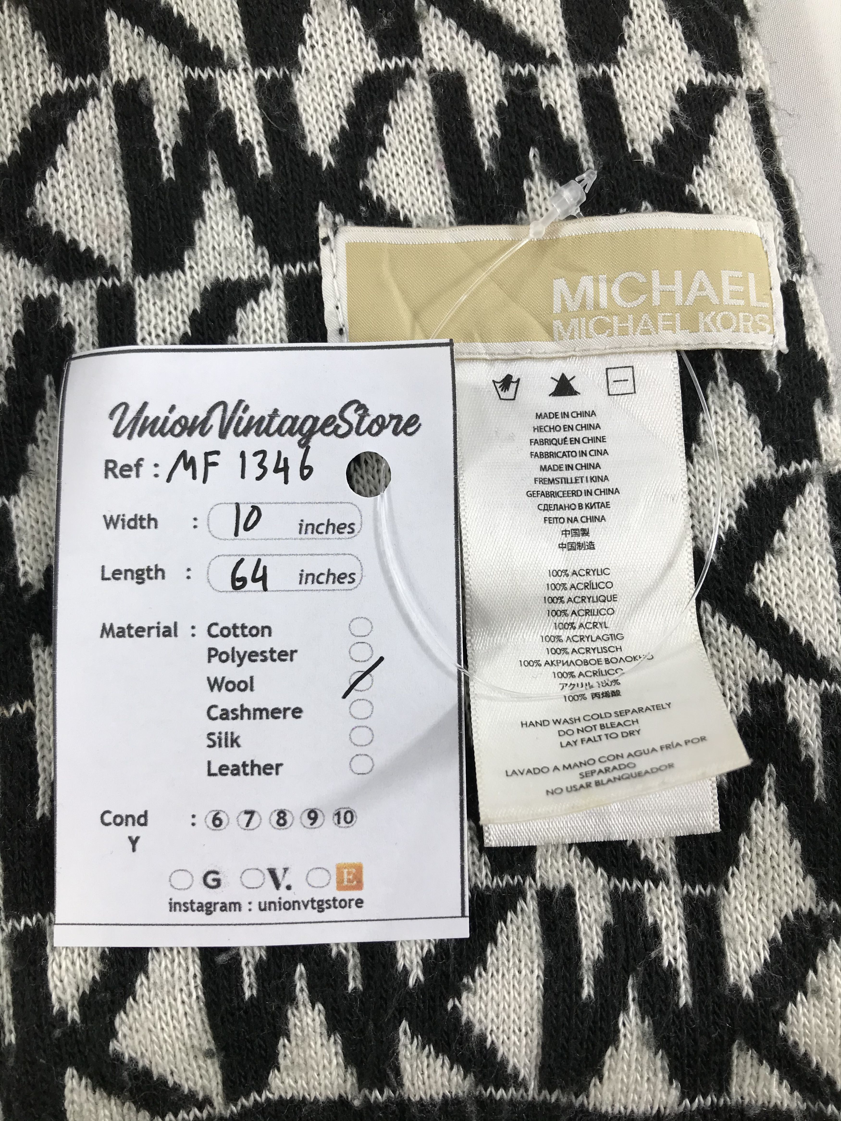 Michael Kors Vintage Michael Kors Scarf/Muffler/Neckwear MF1346 Size ONE SIZE - 4 Thumbnail