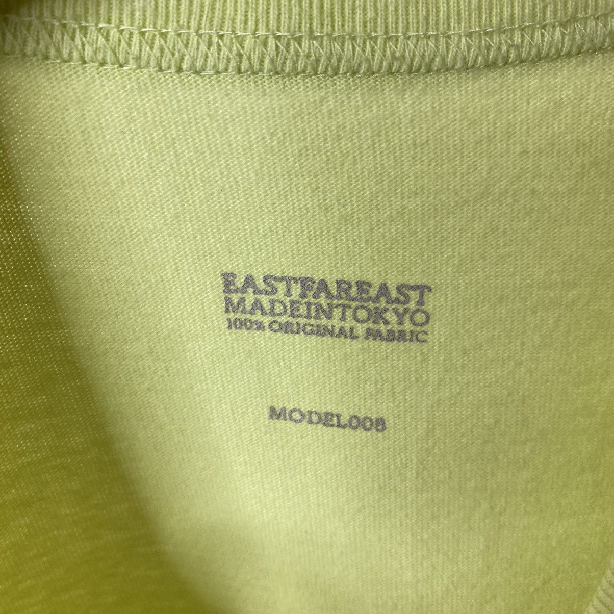 Japanese Brand EastFarEast Green Blank T Shirt Made in Tokyo Size US M / EU 48-50 / 2 - 4 Thumbnail