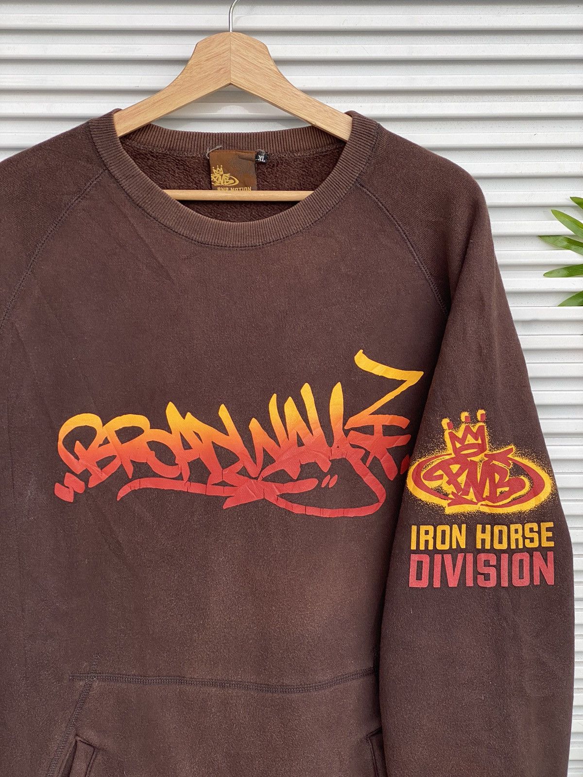 Japanese Brand Vintage PNB Nation Rap Brown Hoodies / Fuct Travis Scott Size US XL / EU 56 / 4 - 2 Thumbnail