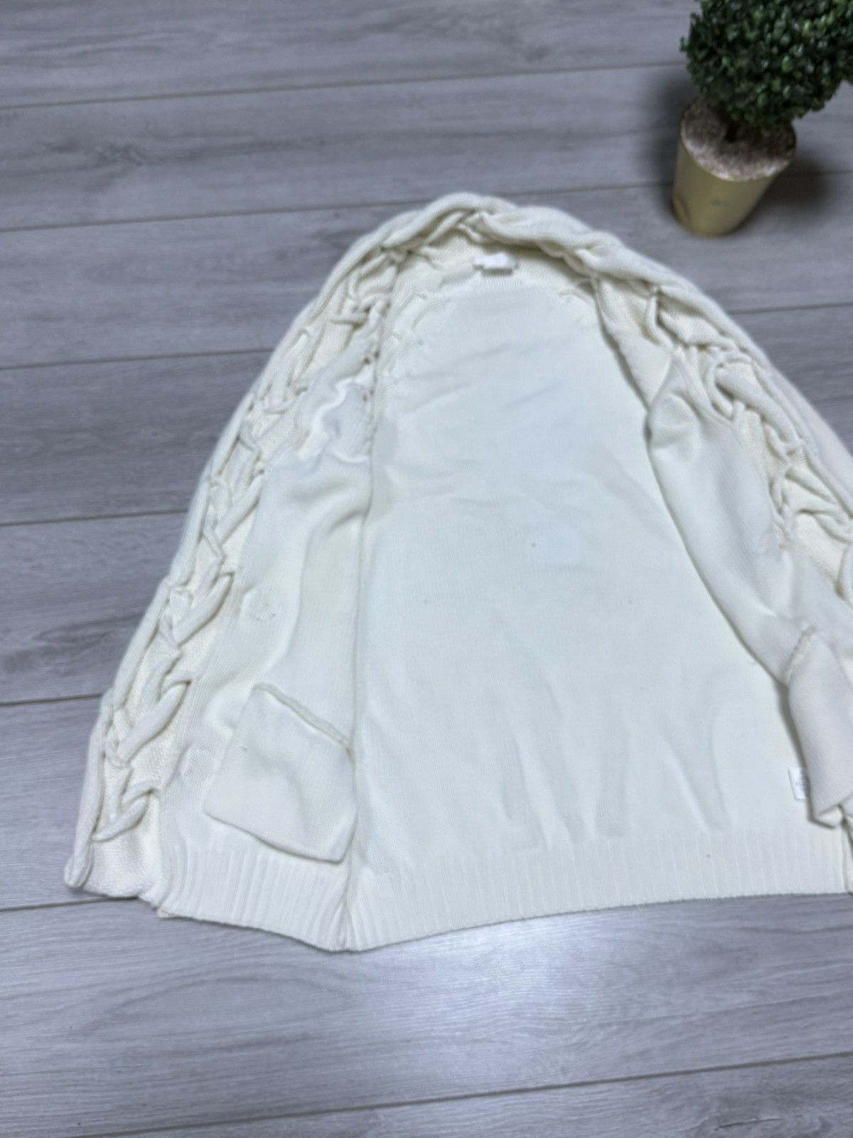 Alexander McQueen Alexander McQueen vintage RARE knitted woven cardigan Size US XL / EU 56 / 4 - 9 Thumbnail
