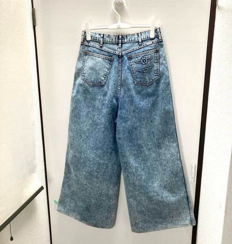 Kapital Kapital Snowflake denim wide-leg jeans Size 25" / US 0 / IT 36 - 6 Thumbnail