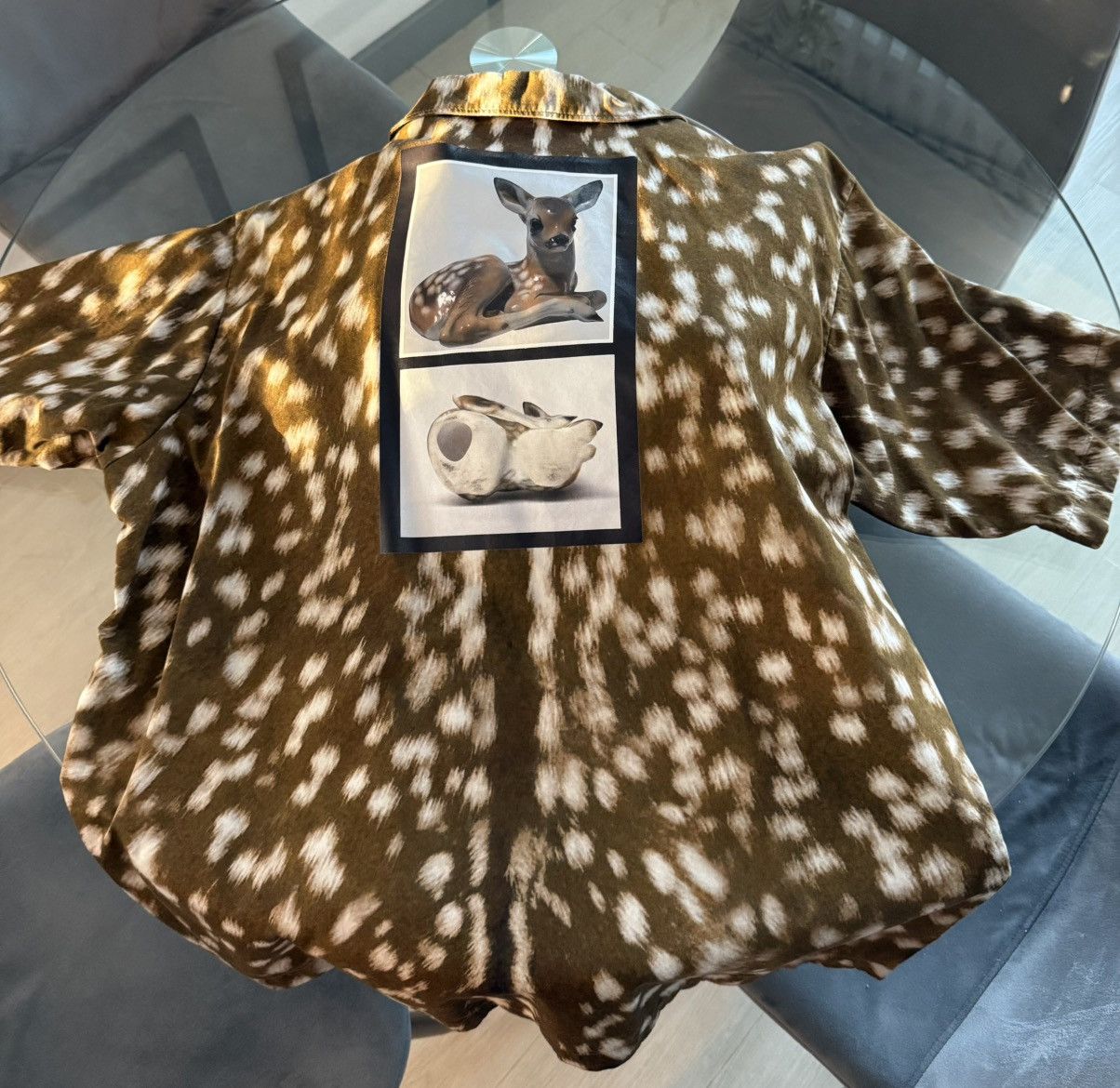 Burberry Burberry “Why Did They Kill Bambi” SS19 Runway Zip Shirt Size US L / EU 52-54 / 3 - 6 Thumbnail