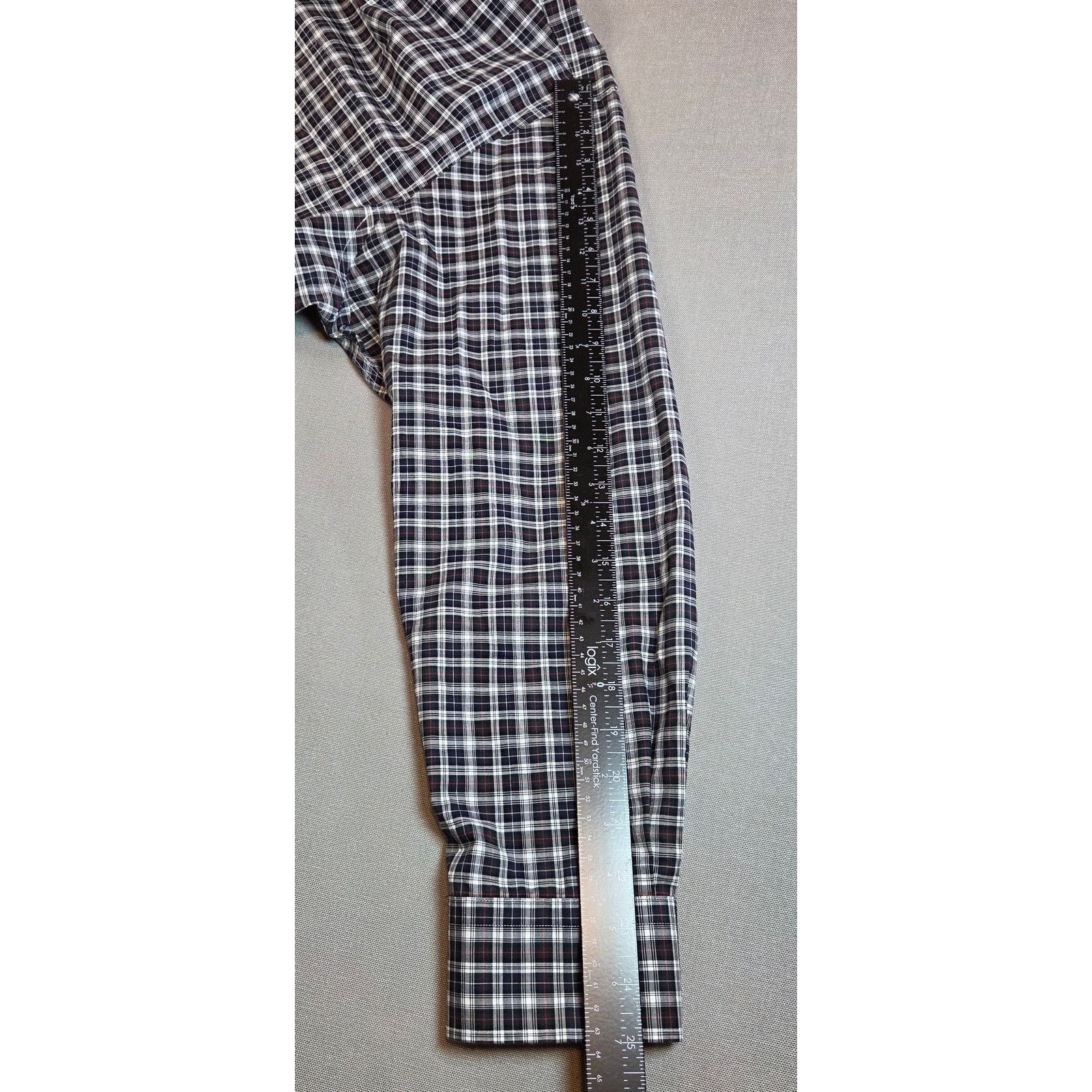 Lauren Ralph Lauren Ralph Lauren Classic Fit Non Iron Plaid Shirt 17 34/35 Size US L / EU 52-54 / 3 - 10 Thumbnail