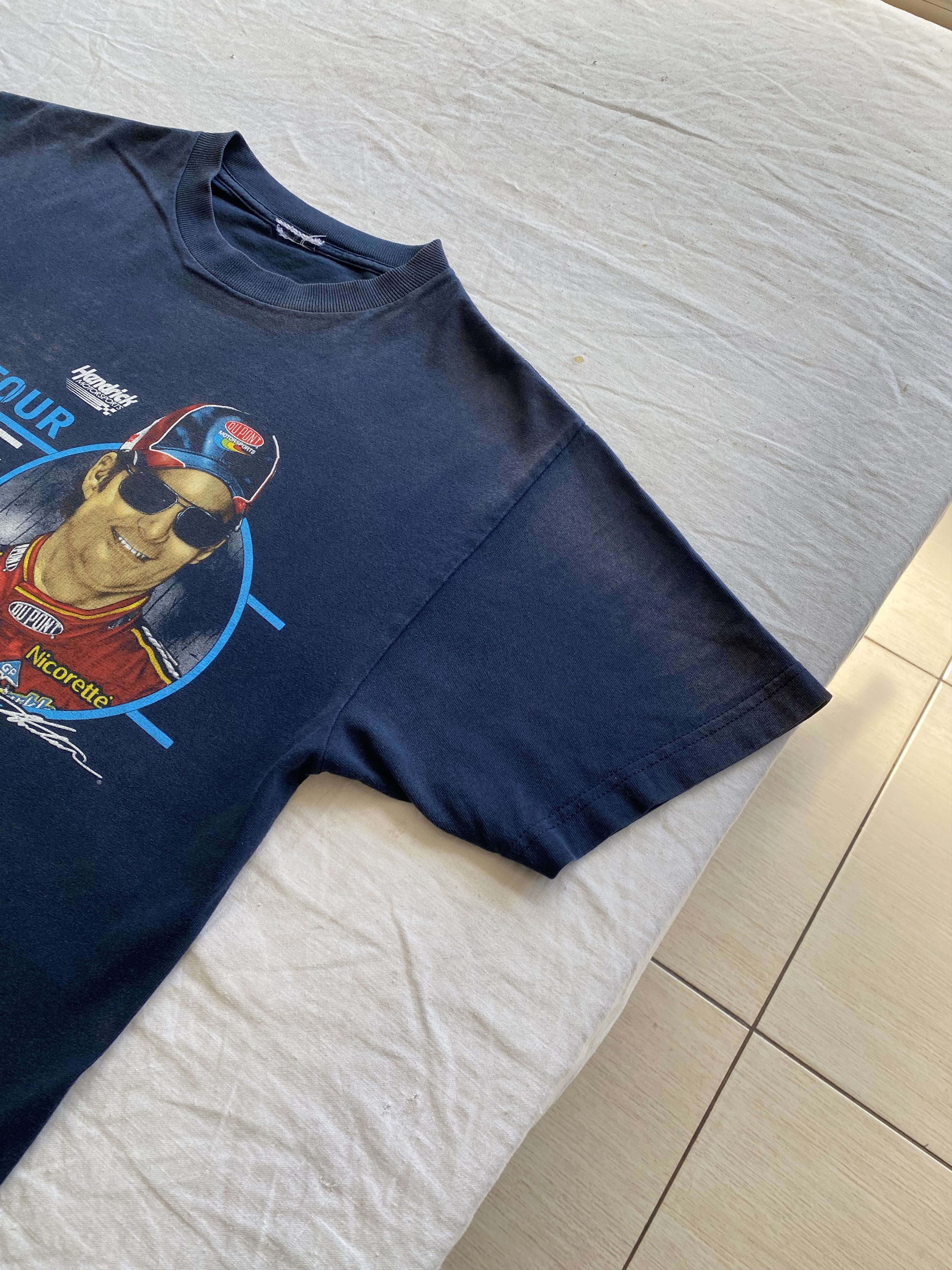 Vintage Jeff Gordon Nascar Vintage 2008 Tour One Race Racing T-shirt Size US M / EU 48-50 / 2 - 17 Thumbnail