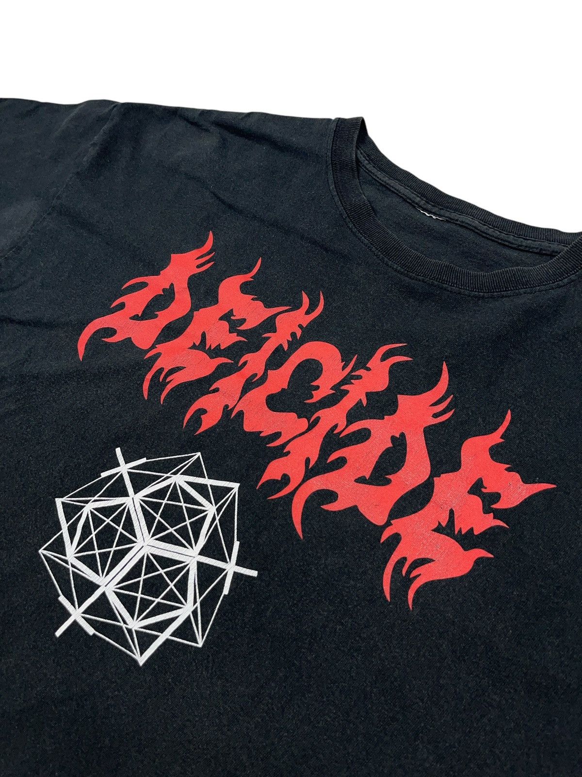 Band Tees Vintage 00s Deicide Distressed T-shirt Death Metal Band Size US XL / EU 56 / 4 - 4 Thumbnail