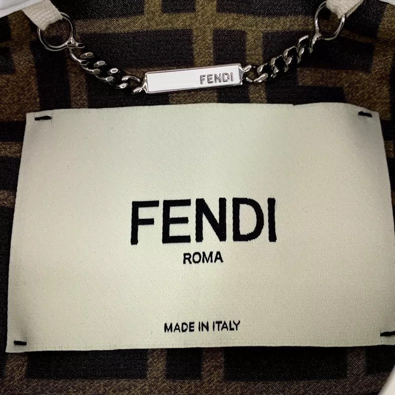 Fendi Fendi White Oversized Long Sleeve Shirt Size US S / EU 44-46 / 1 - 6 Thumbnail
